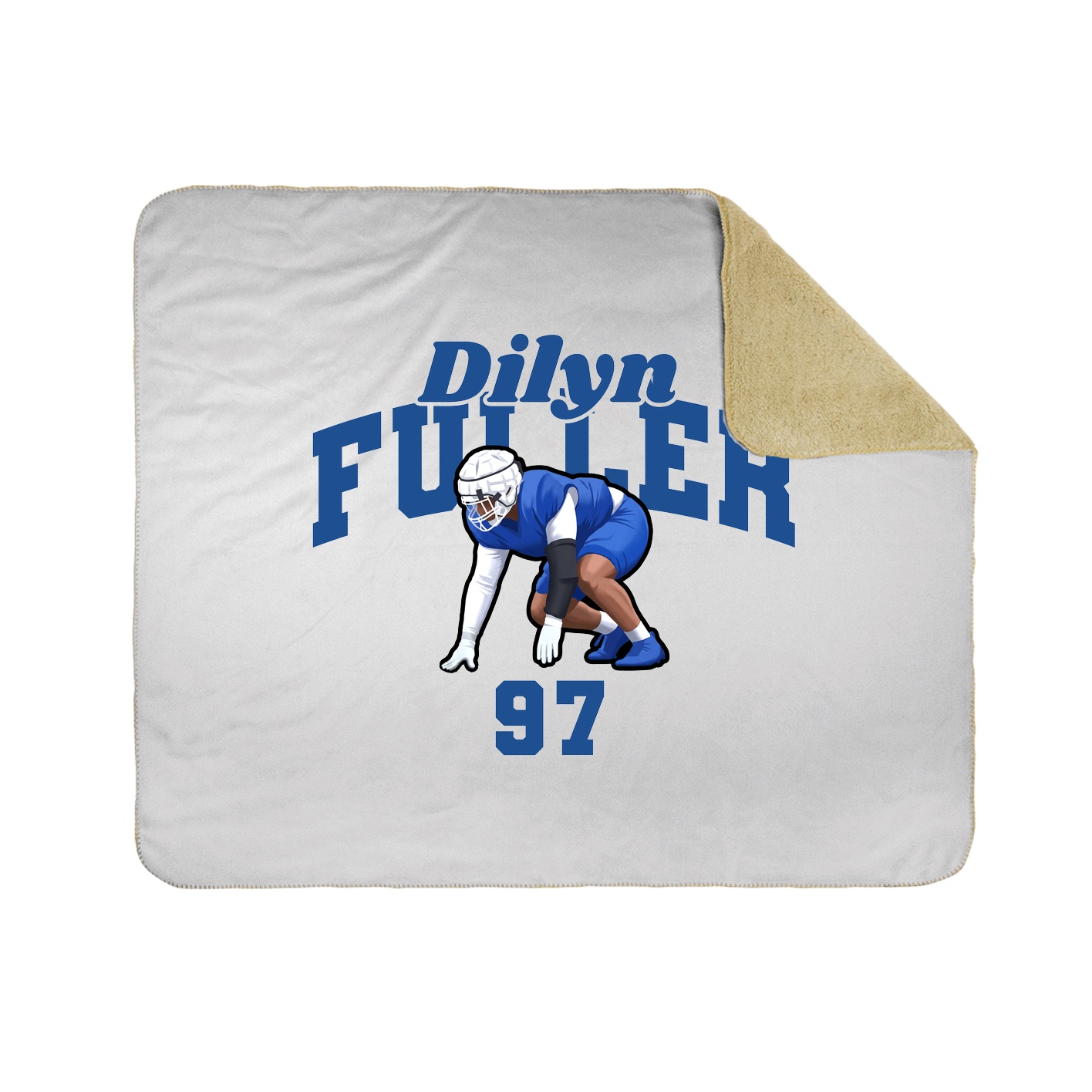 Throw Blanket — Signature Arch in White