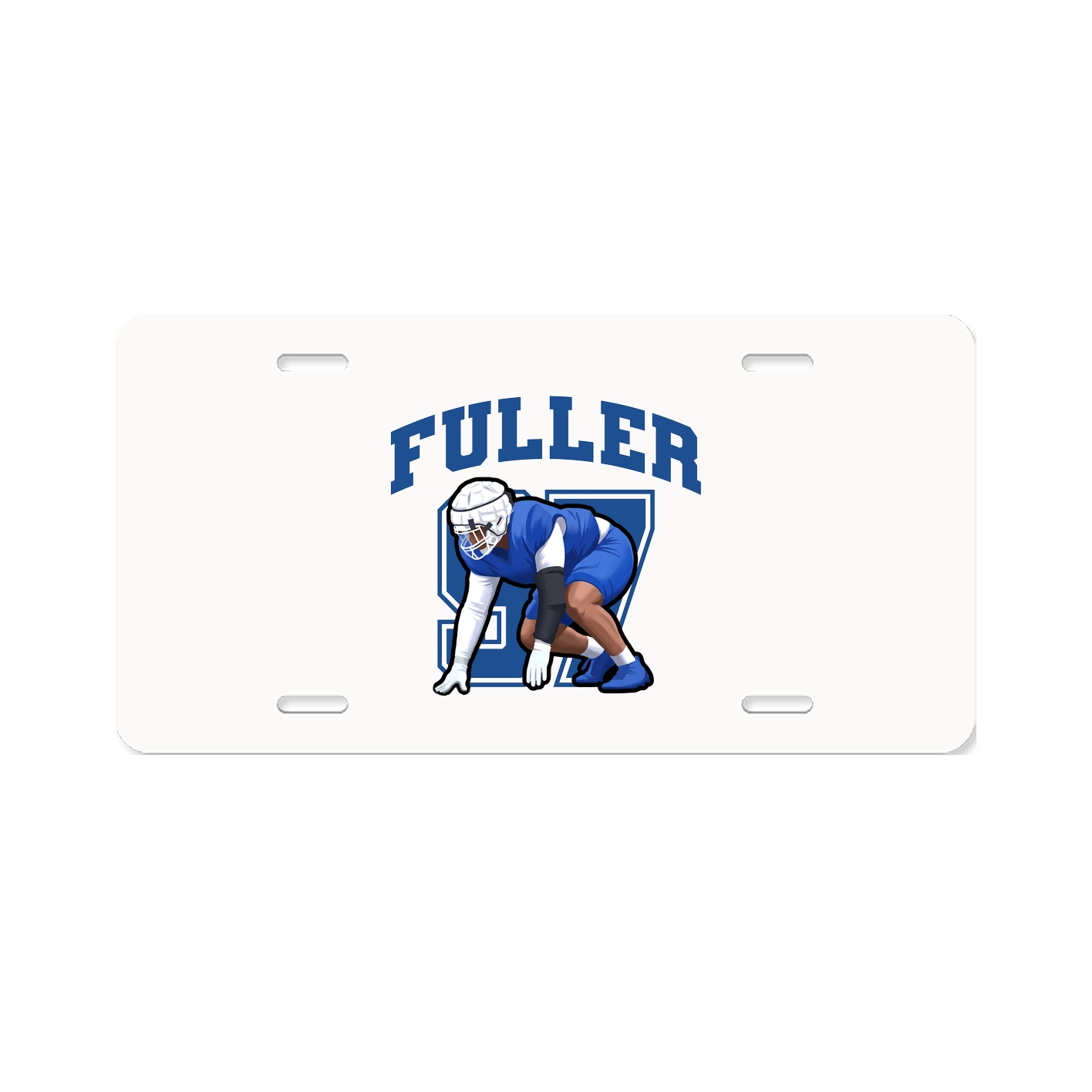 License Plate — Number in Classic