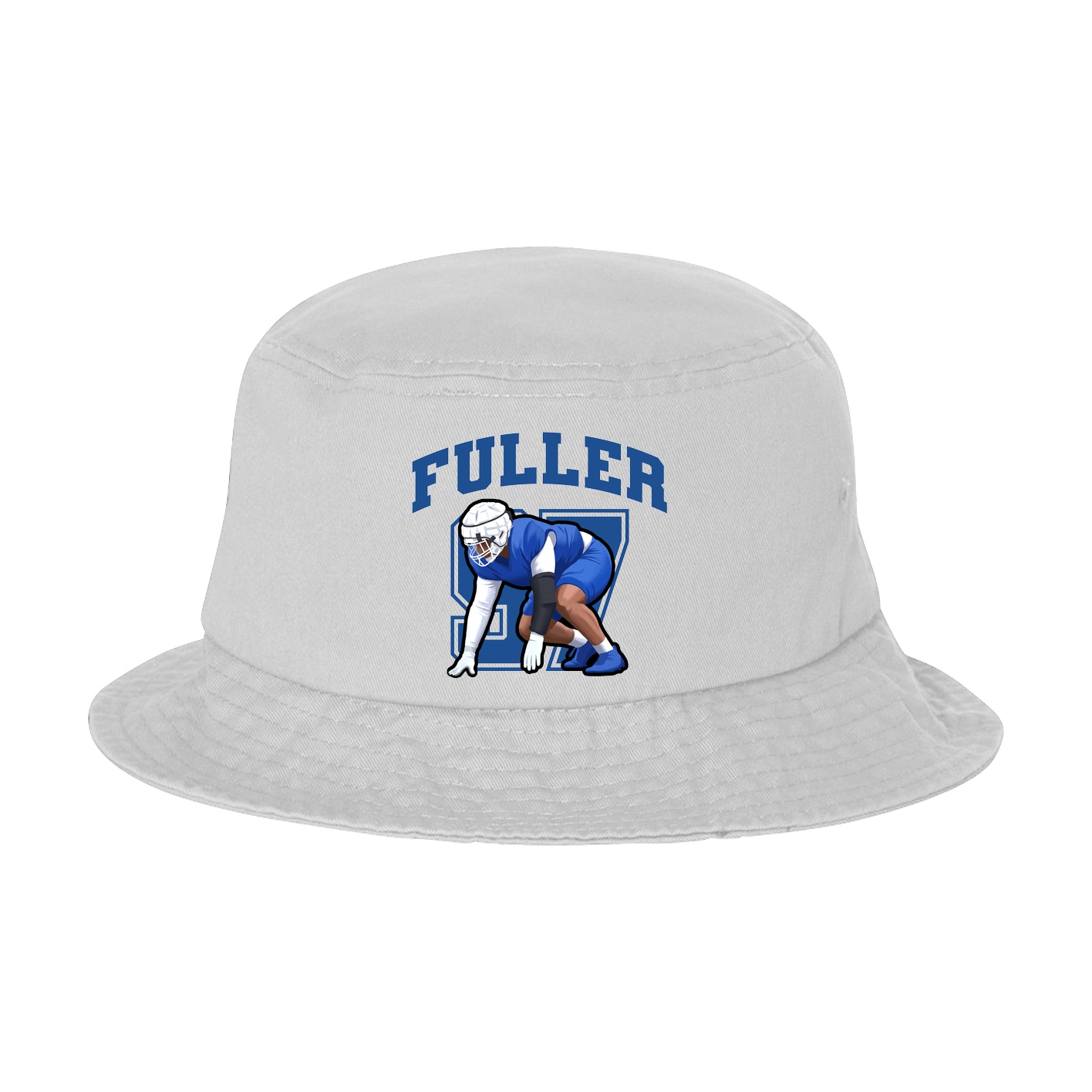 Bucket Cap — Number in White