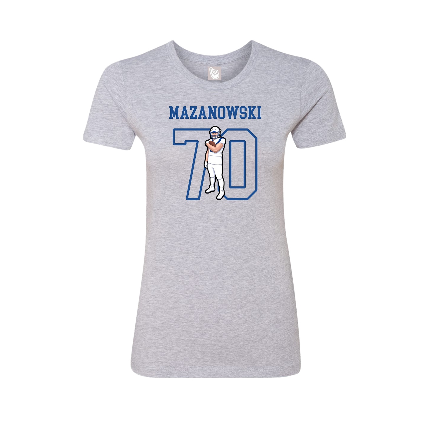 Fitted Women's Tee — Shirsey in Grey