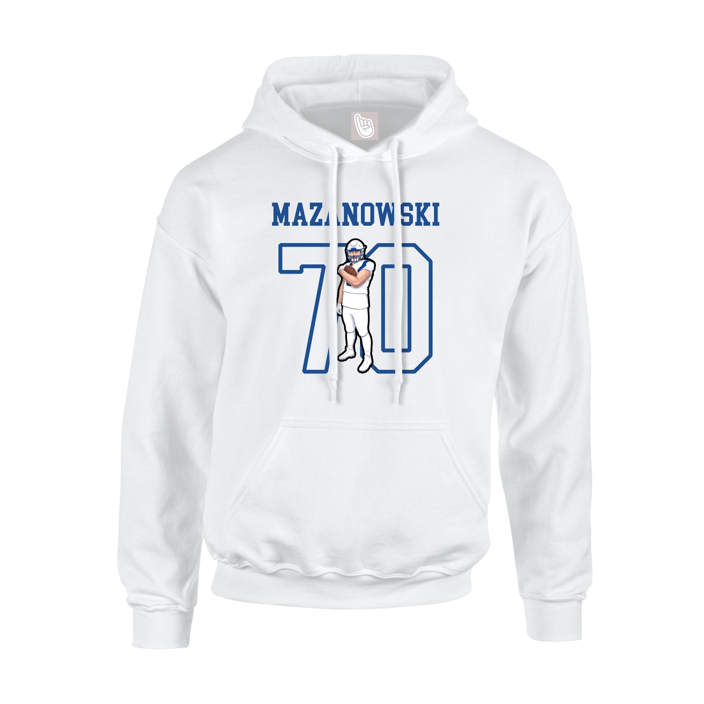 Hoodie — Shirsey in White