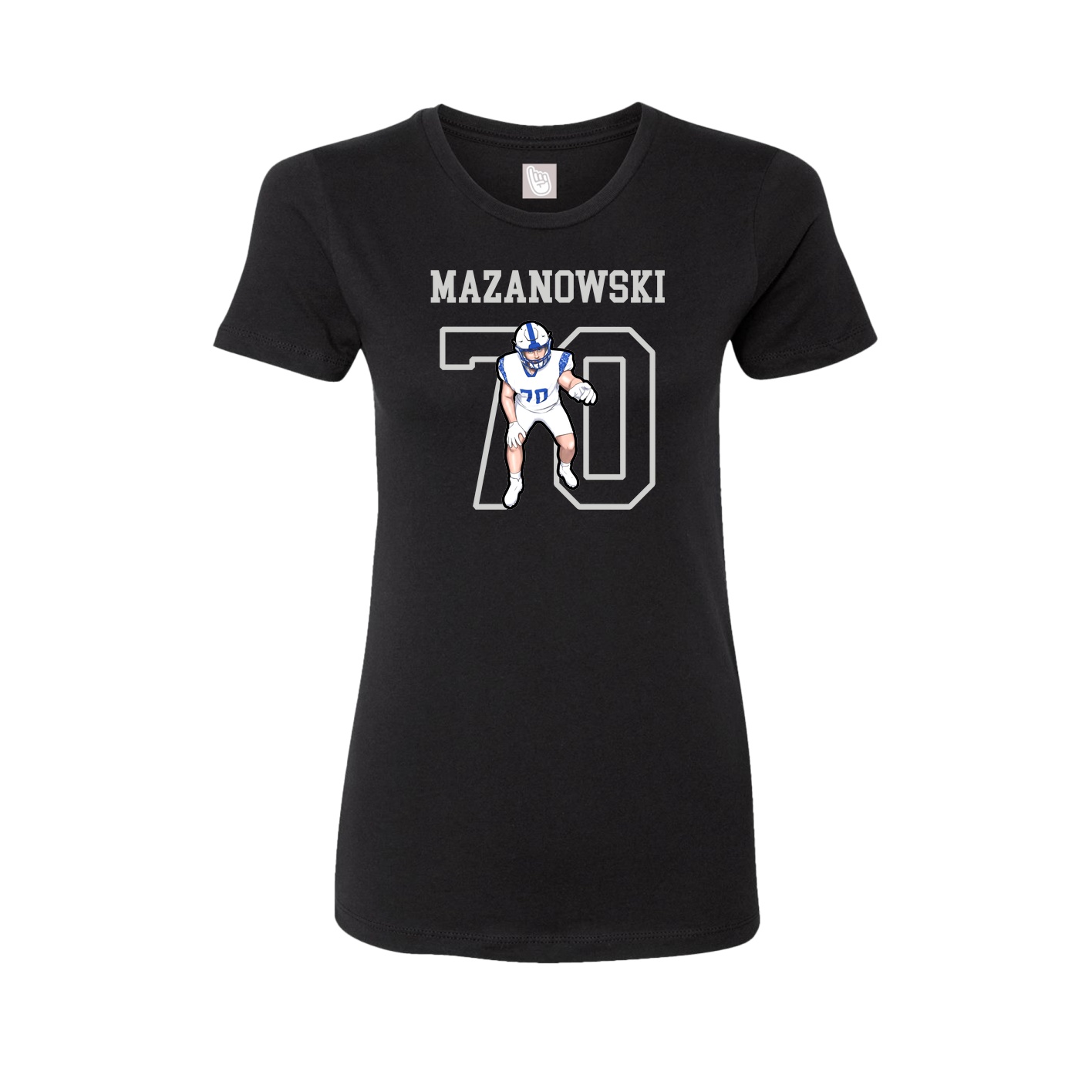 Fitted Women's Tee — Shirsey in Black