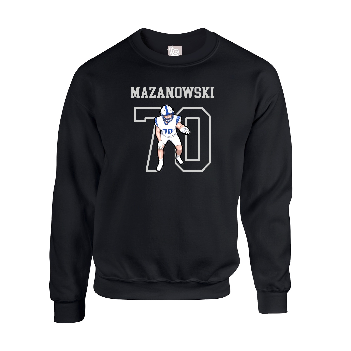 Fleece Crew — Shirsey in Black