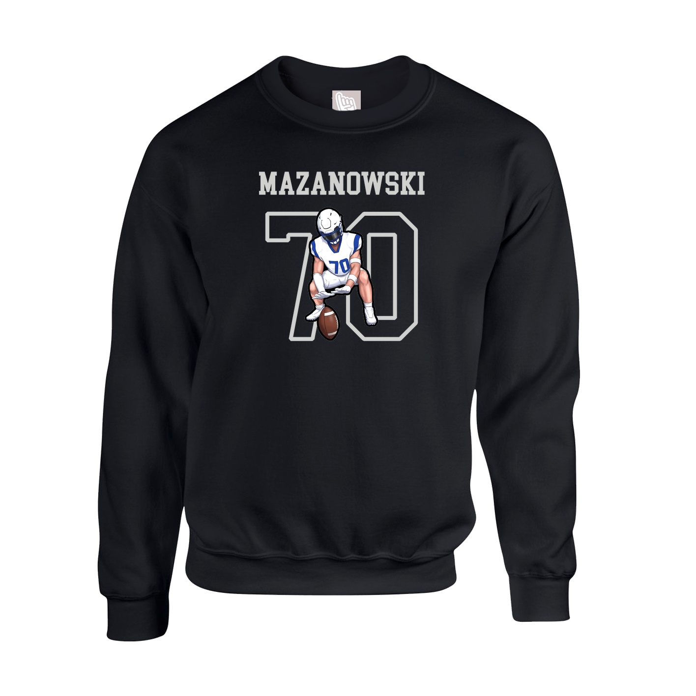 Fleece Crew — Shirsey in Black