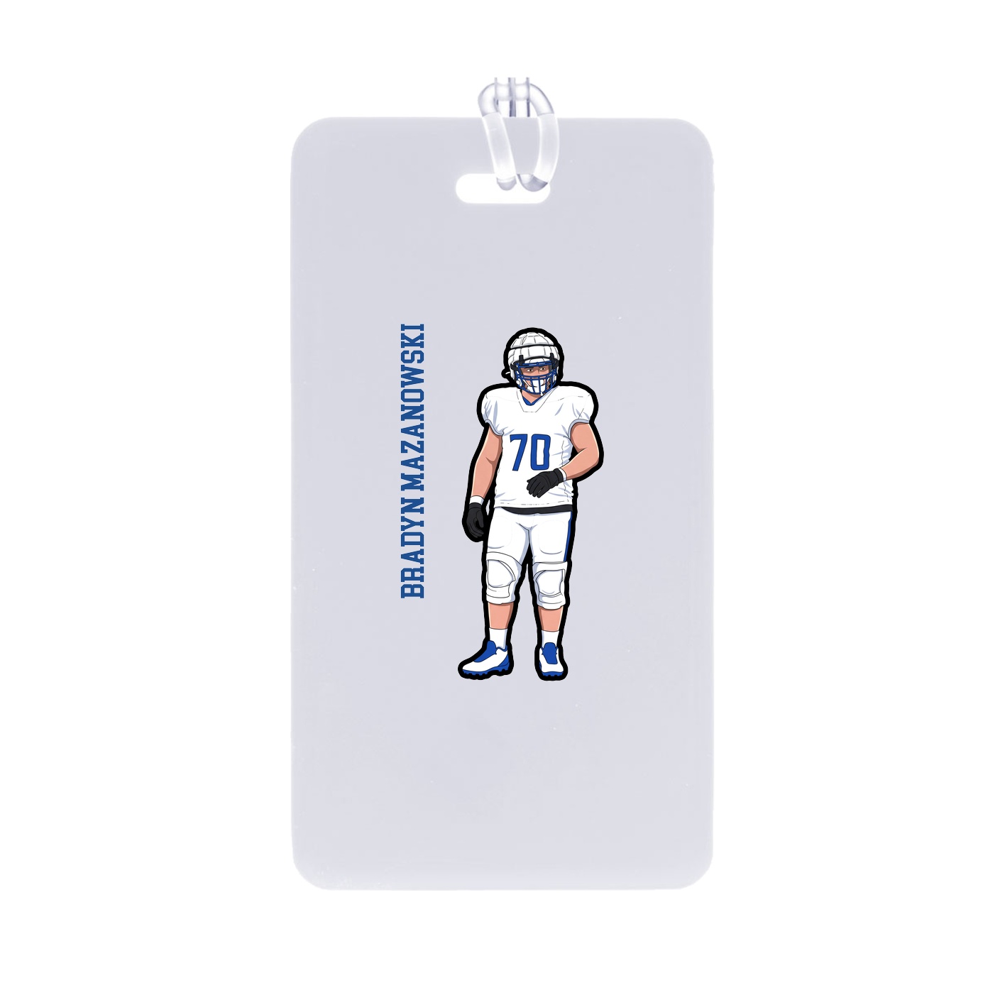 Bag Tag — Name Vertical in Classic