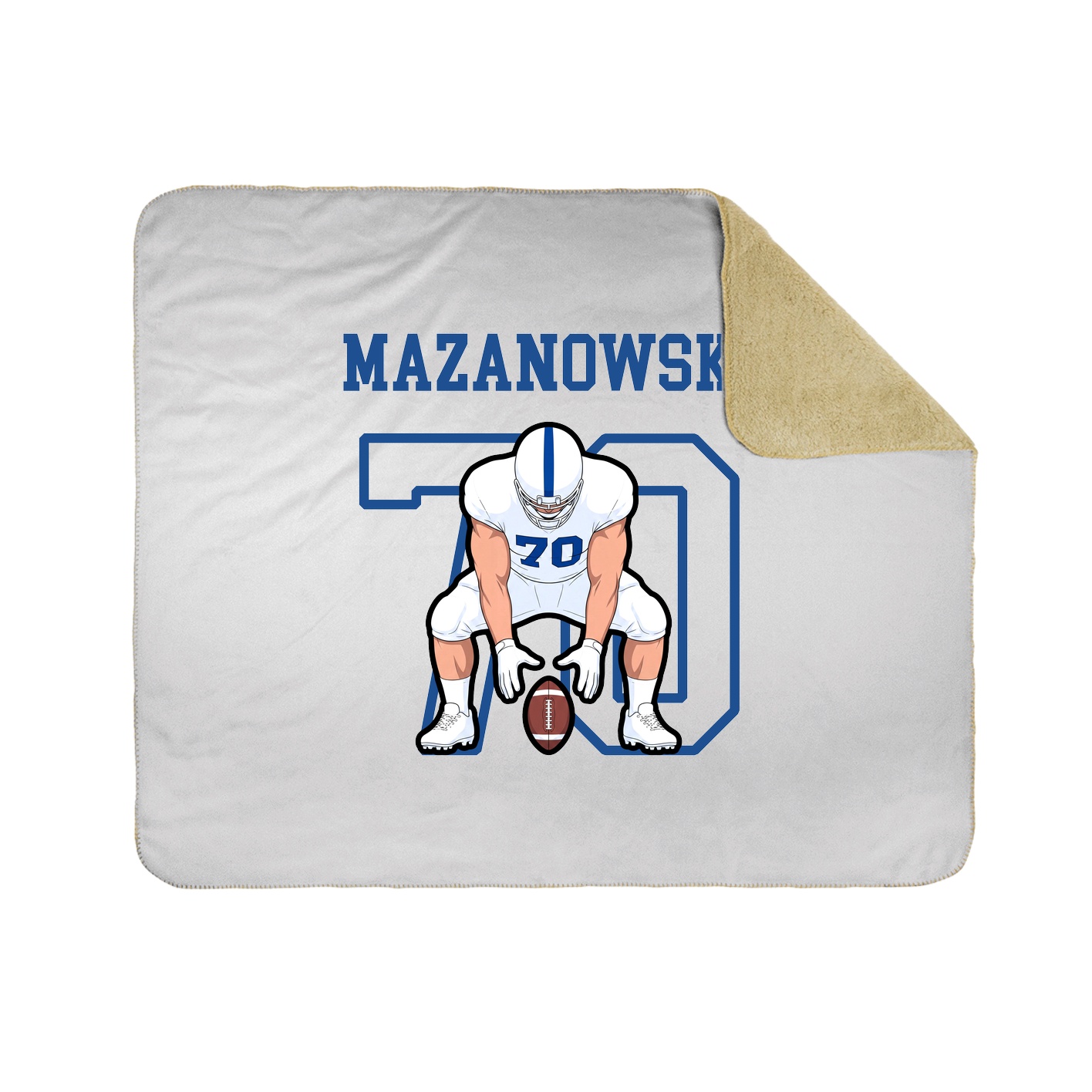 Throw Blanket — Shirsey in White