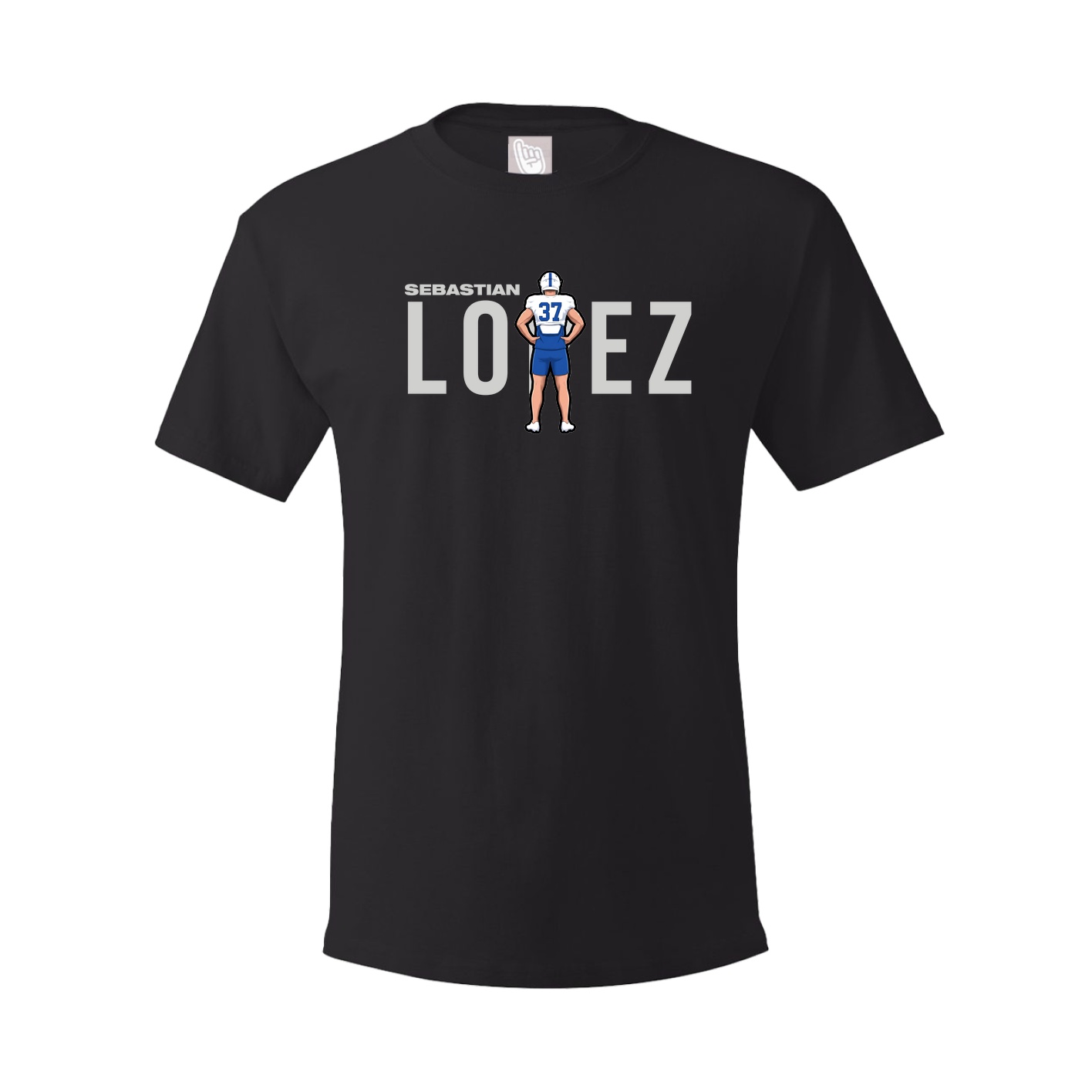 Tee — Player Name in Black