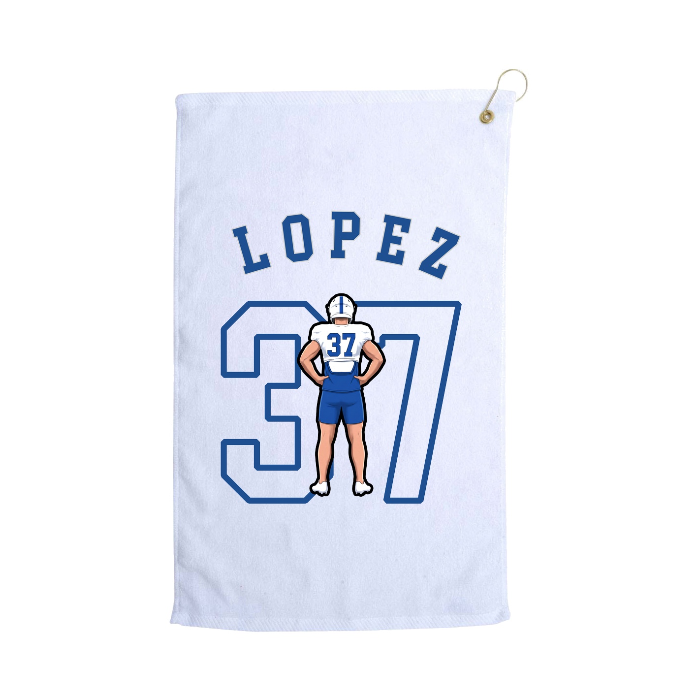 Golf Towel — Shirsey Arch in White