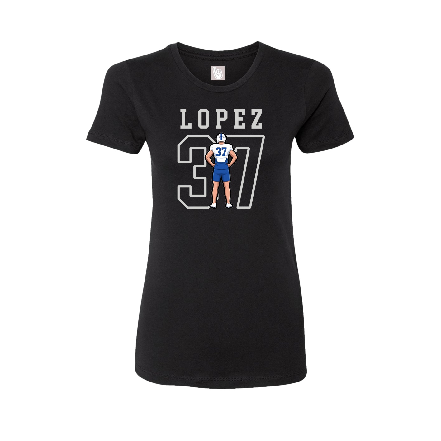 Fitted Women's Tee — Shirsey in Black