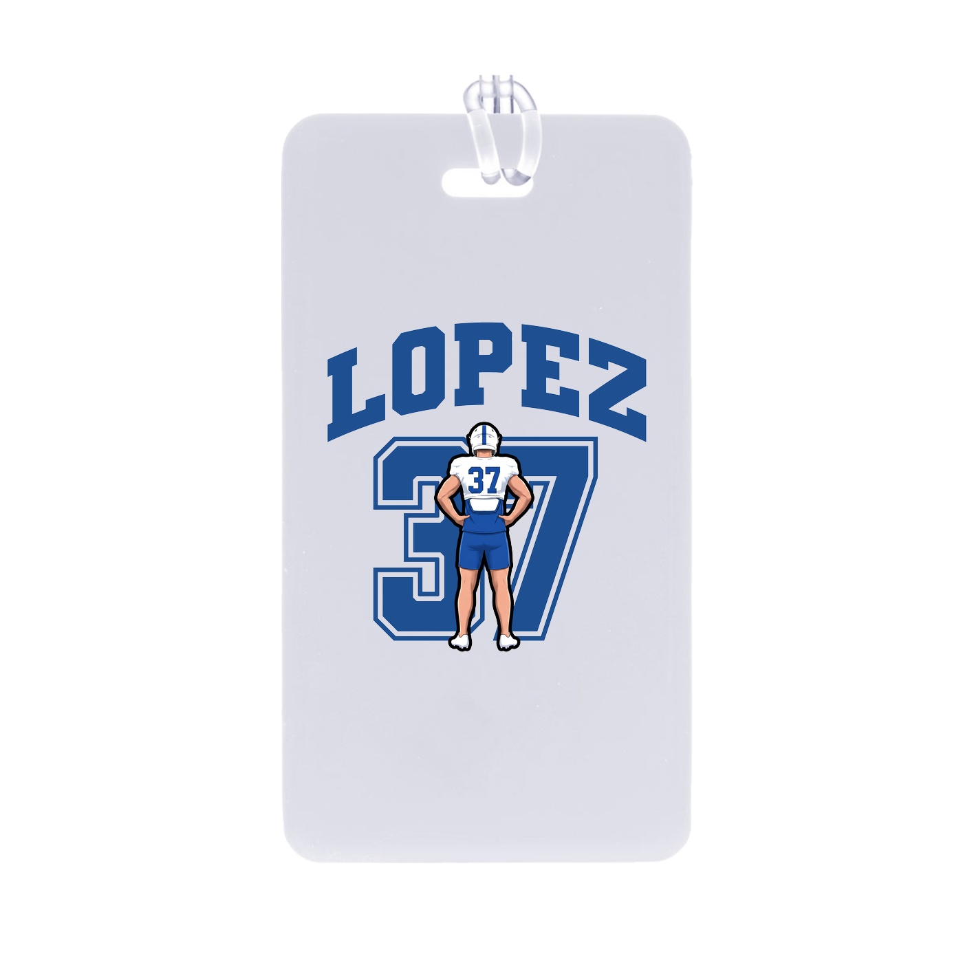 Bag Tag — Number in Classic