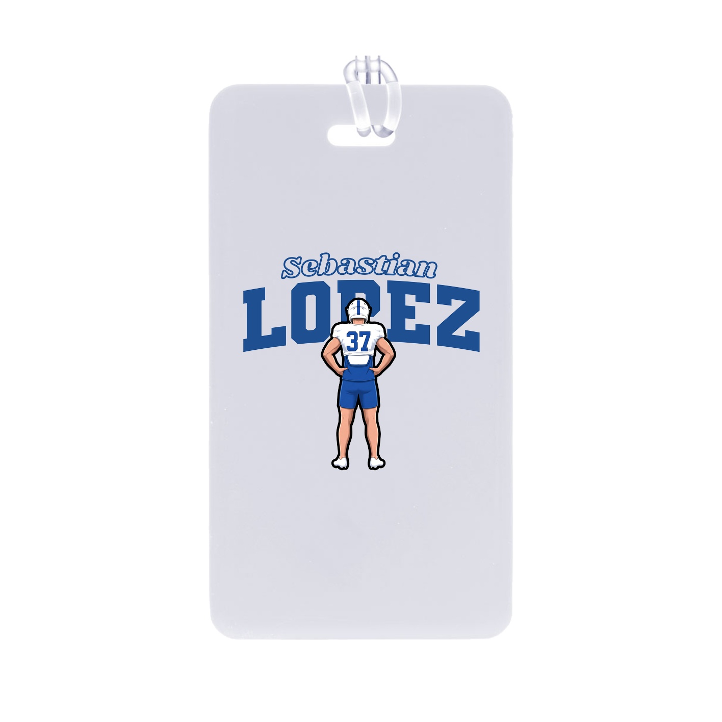 Bag Tag — Name Arch in Classic