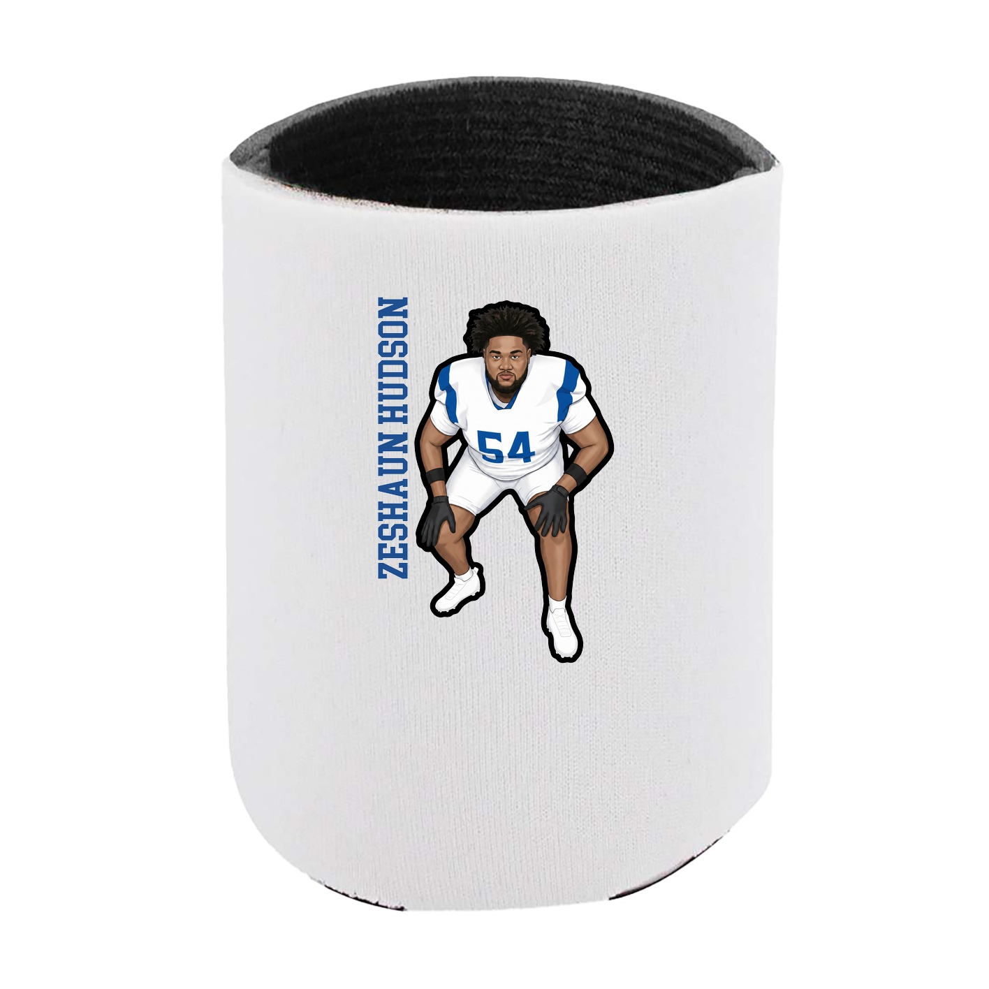 Can Holder — Name Vertical in White