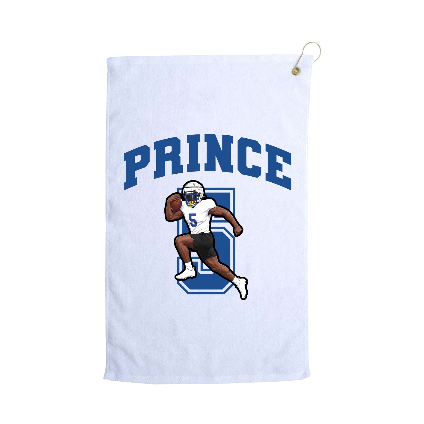 Golf Towel — Number in White