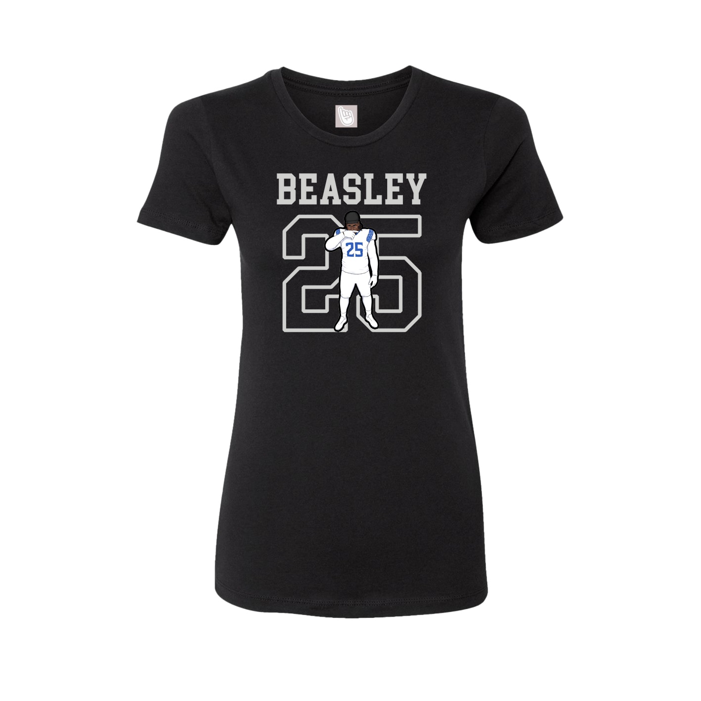 Fitted Women's Tee — Shirsey in Black
