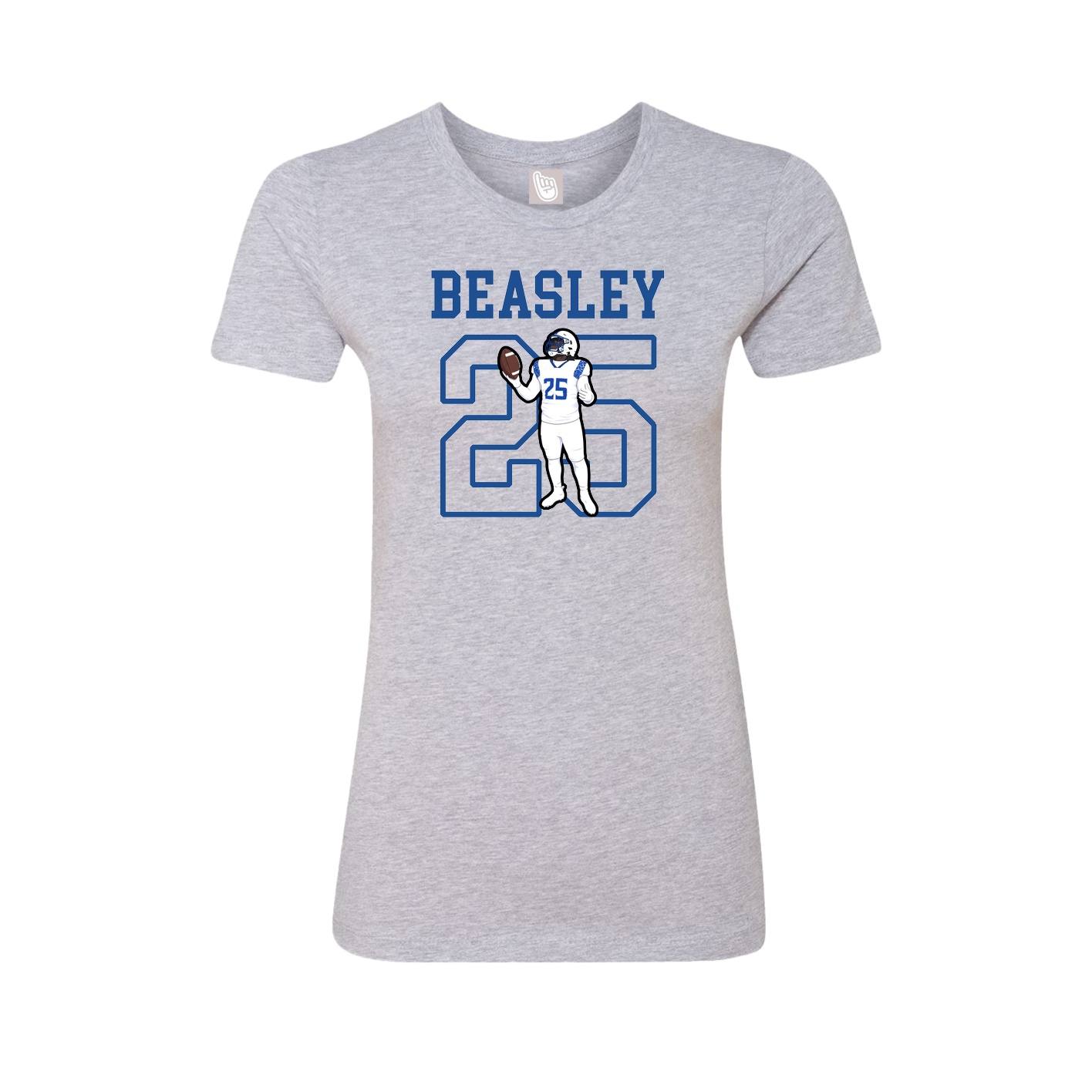 Fitted Women's Tee — Shirsey in Grey