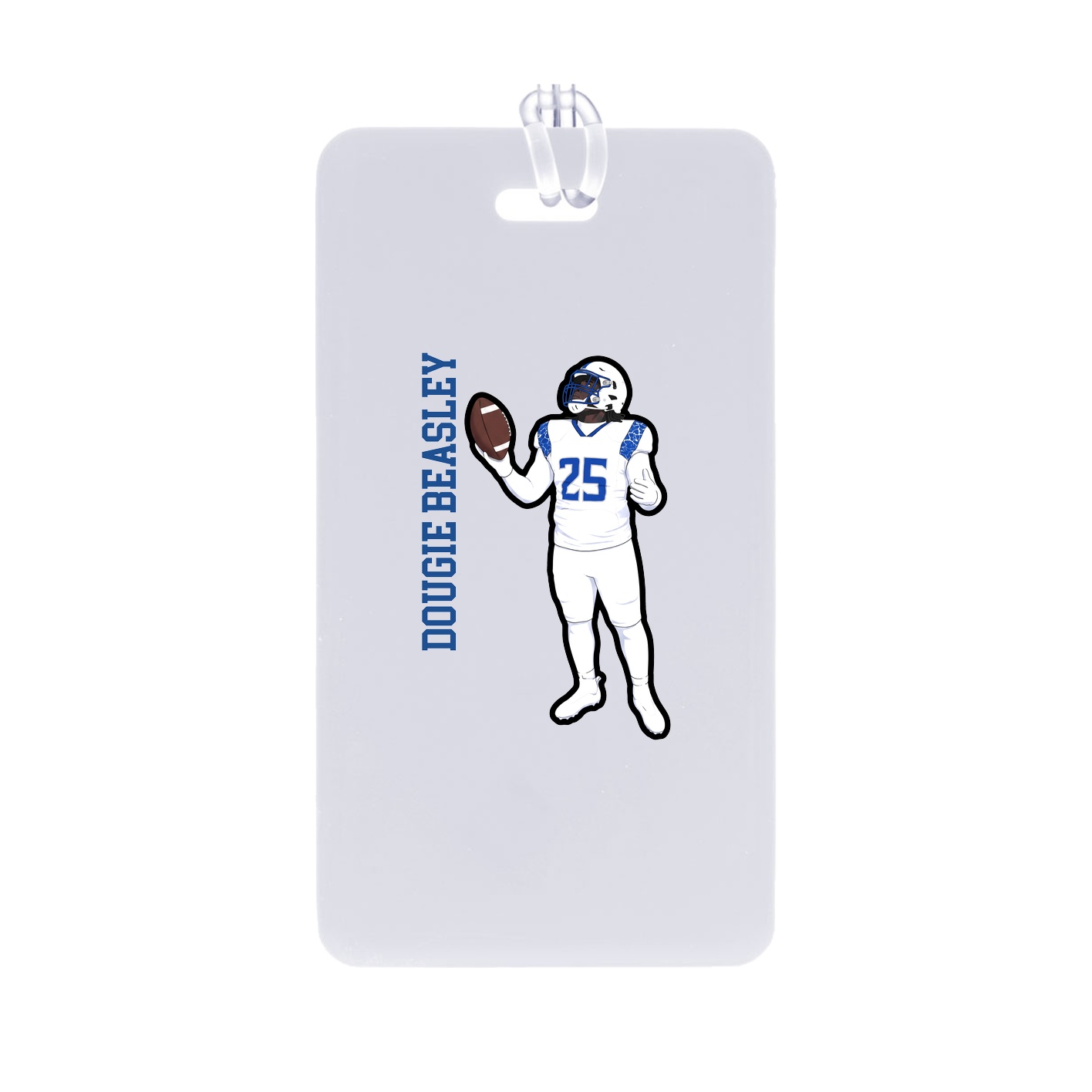 Bag Tag — Name Vertical in Classic