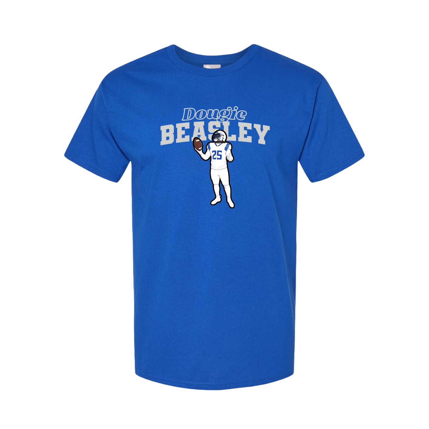 Youth Tee — Name Arch in Royal