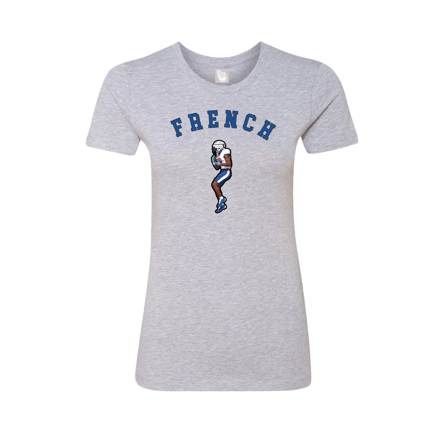 Fitted Women's Tee — Shirsey Arch in Grey