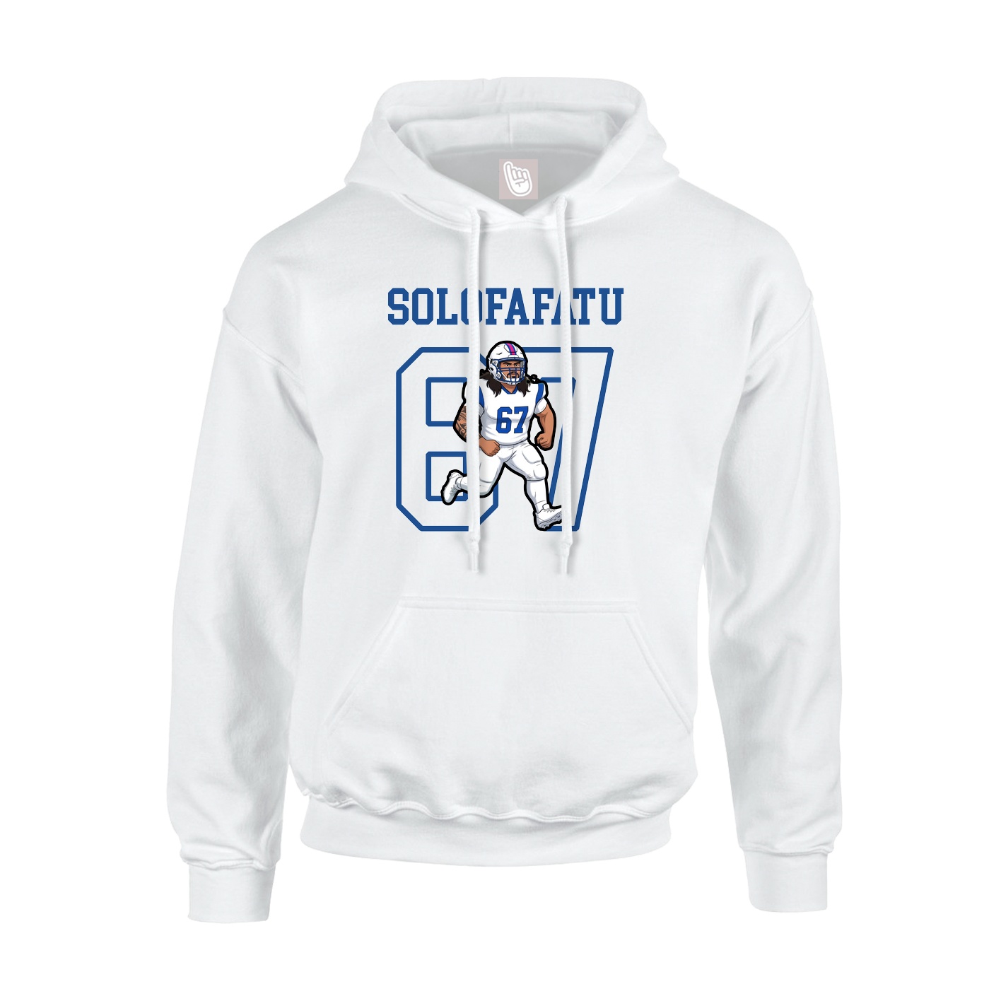 Hoodie — Shirsey in White