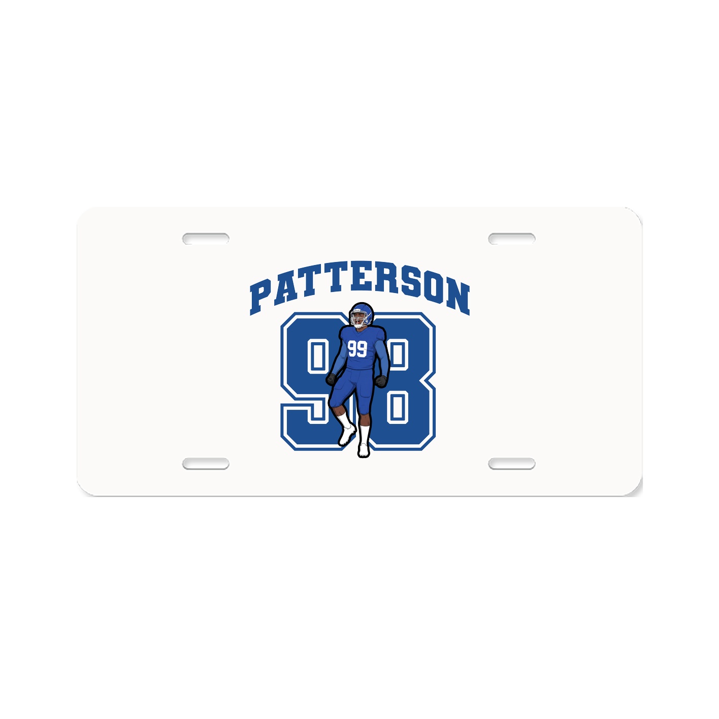 License Plate — Number in Classic