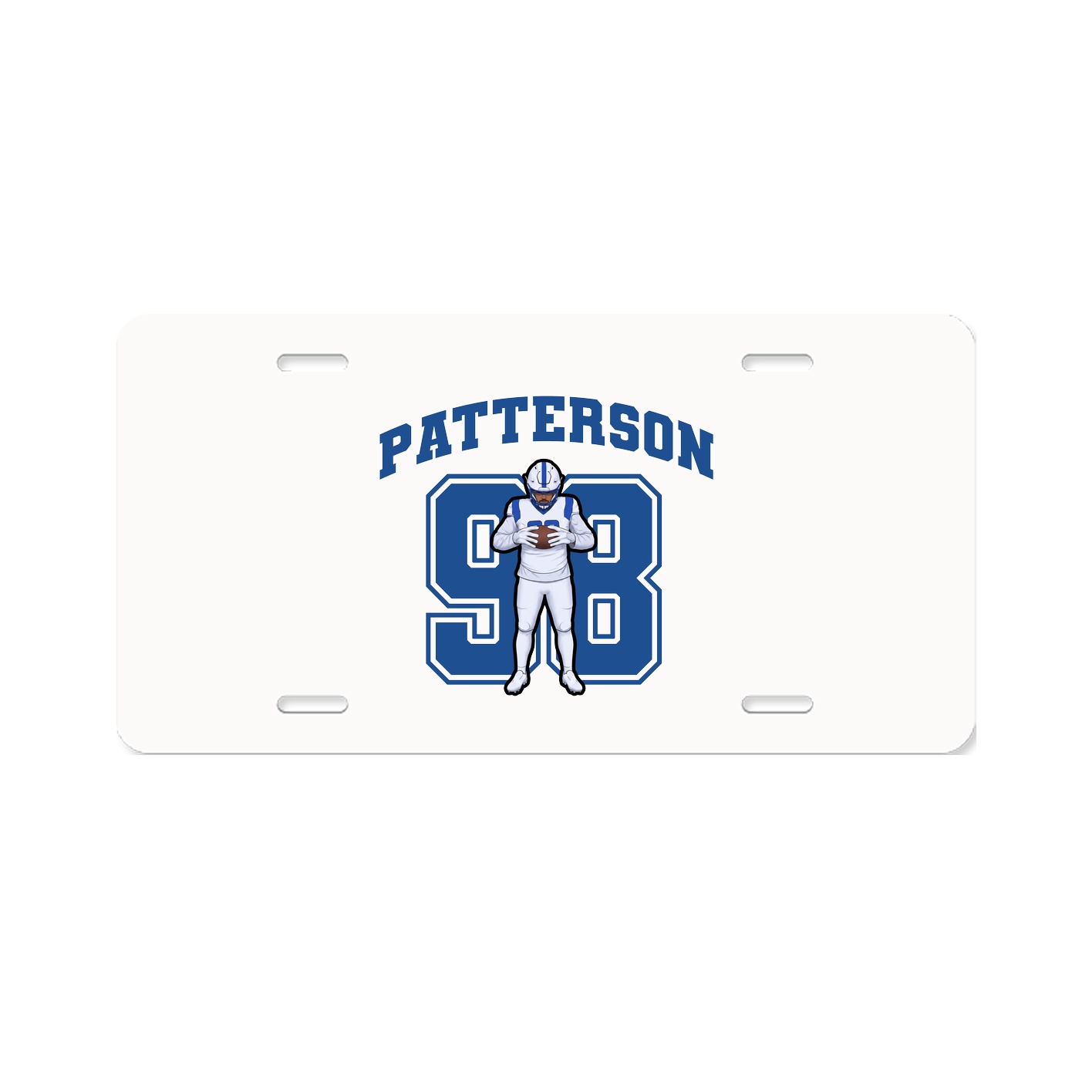 License Plate — Number in Classic