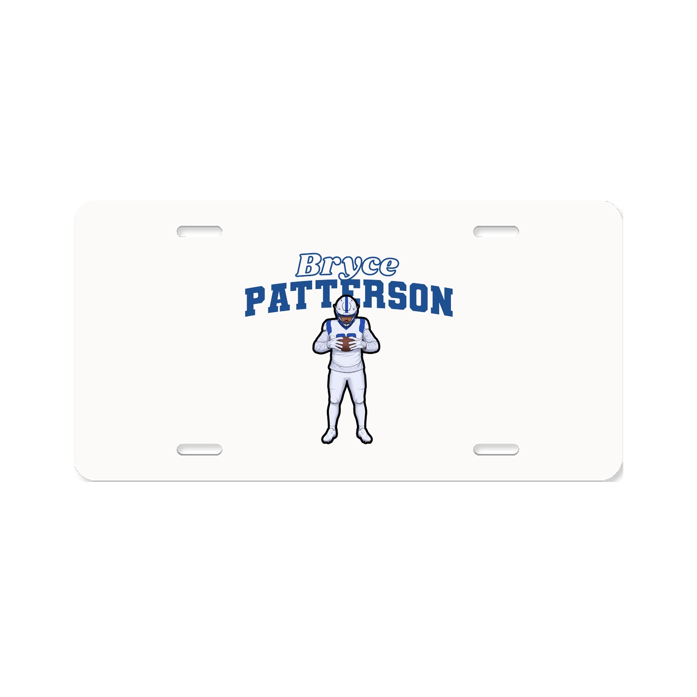 License Plate — Name Arch in Classic