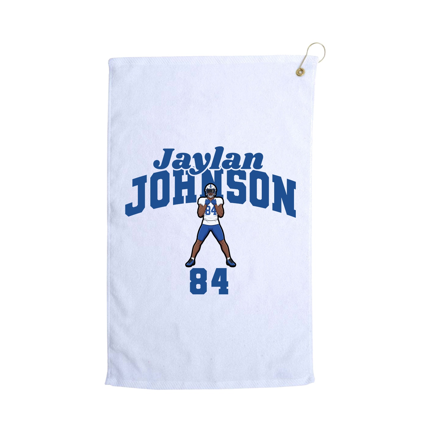 Golf Towel — Signature Arch in White