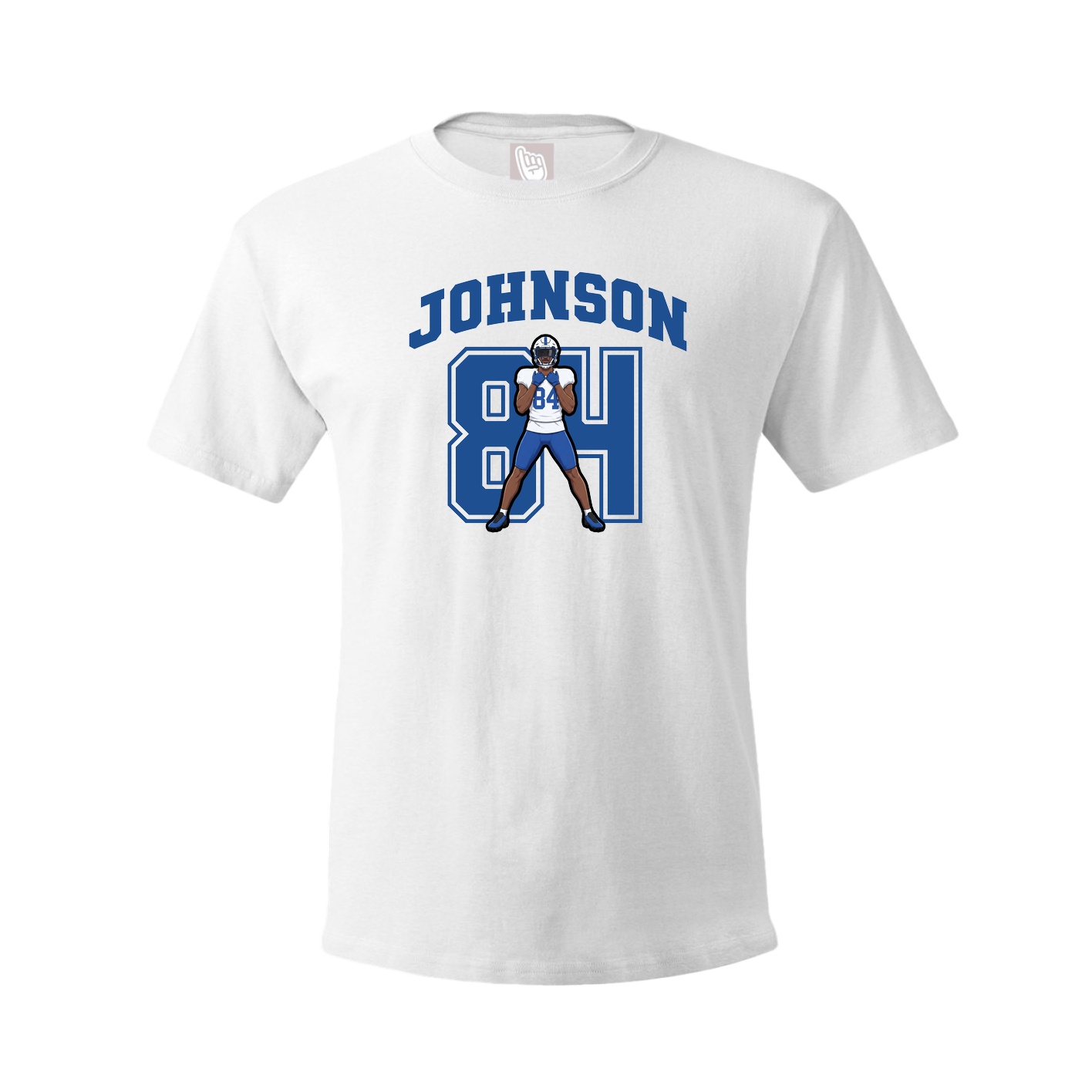 Youth Tee — Number in White