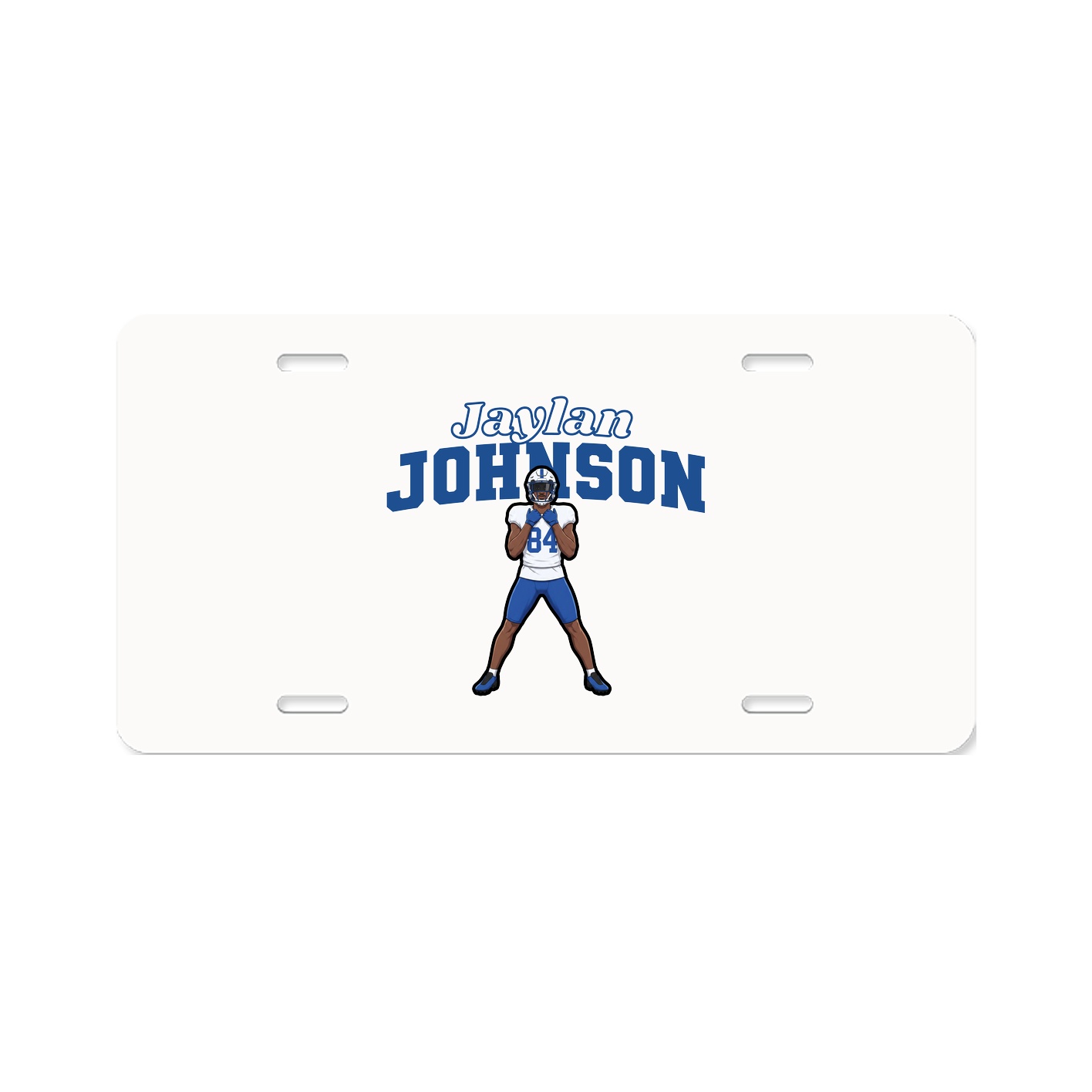 License Plate — Name Arch in Classic