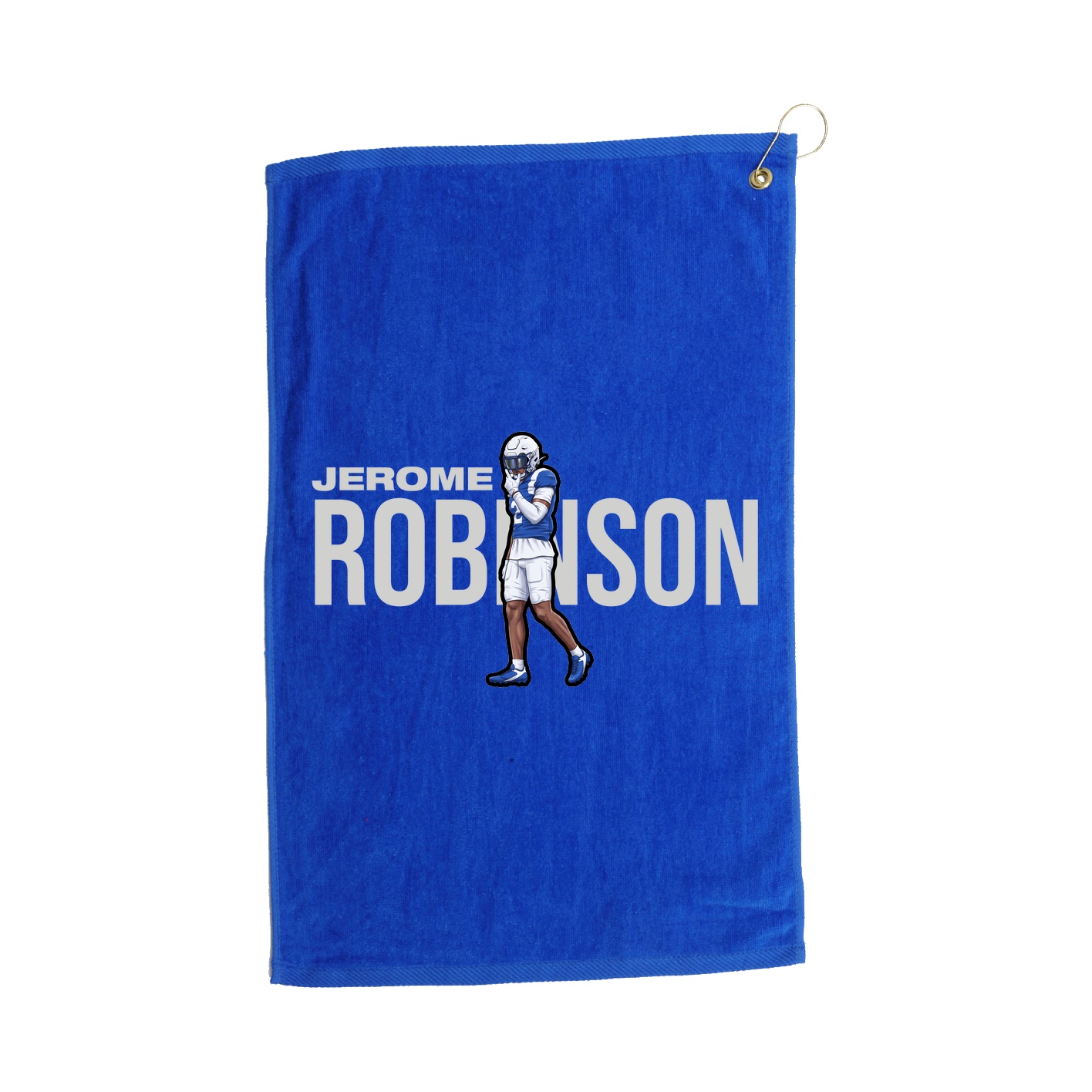 Golf Towel — Player Name in Royal