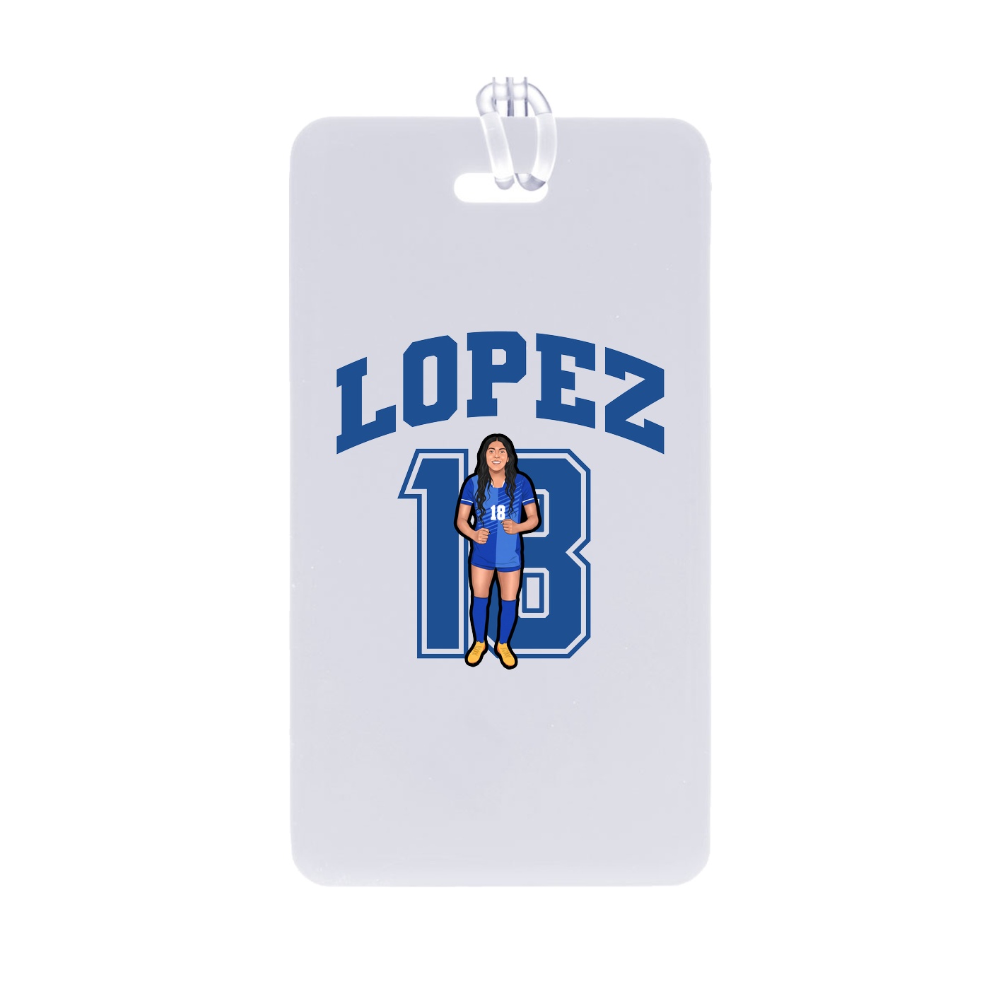 Bag Tag — Number in Classic