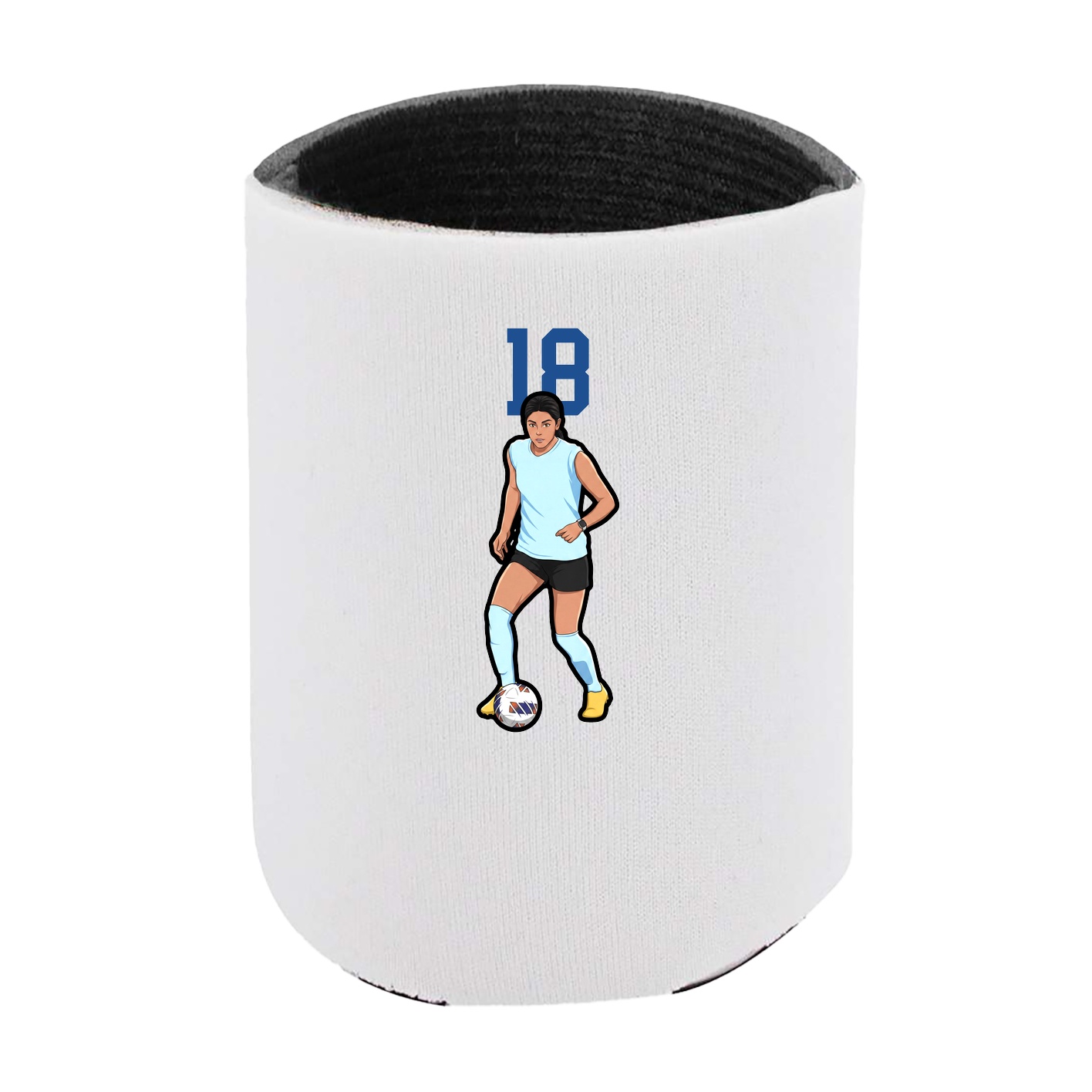 Can Holder — Number Top in White