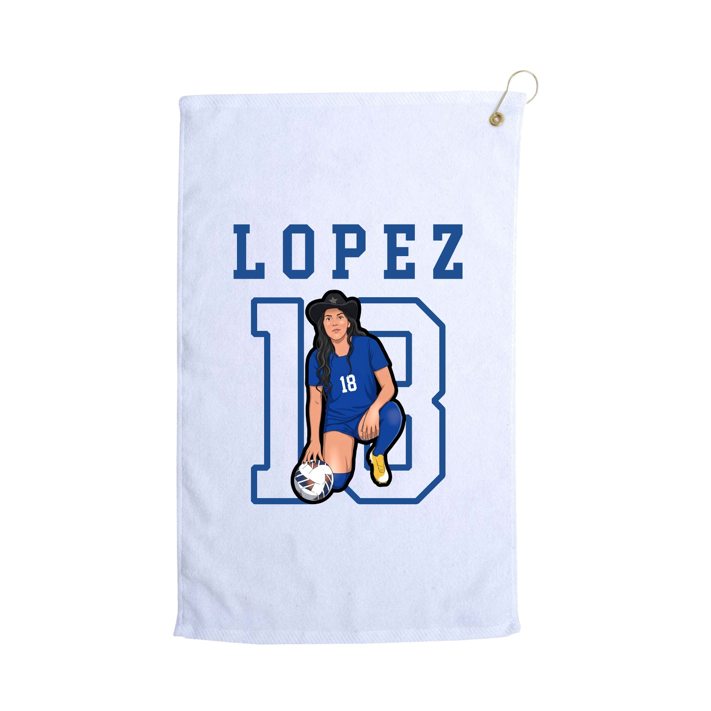 Golf Towel — Shirsey in White