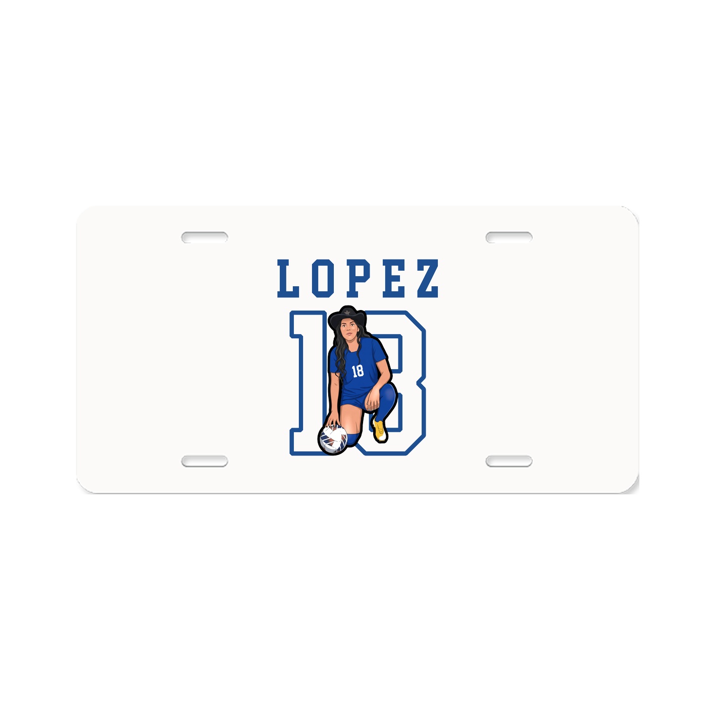 License Plate — Shirsey in Classic