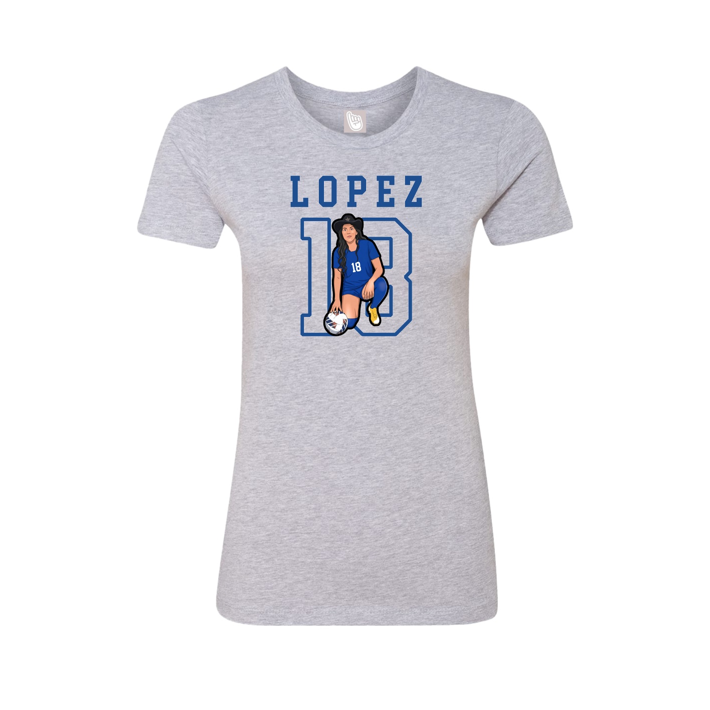 Fitted Women's Tee — Shirsey in Grey