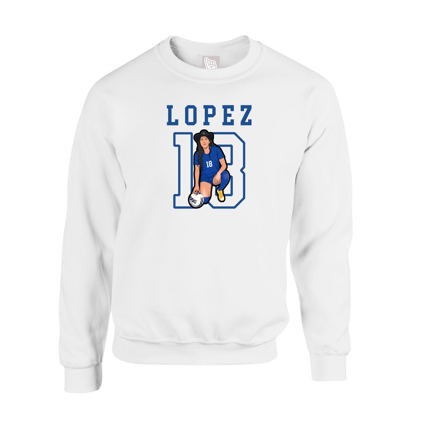 Fleece Crew — Shirsey in White