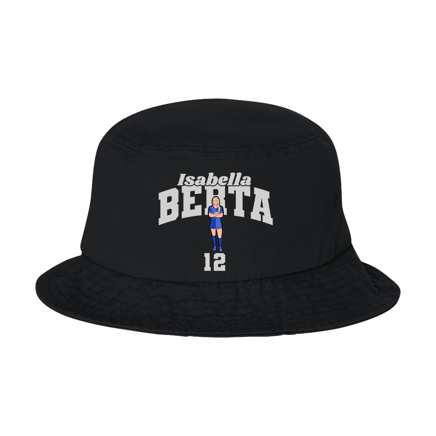 Bucket Cap — Signature Arch in Black