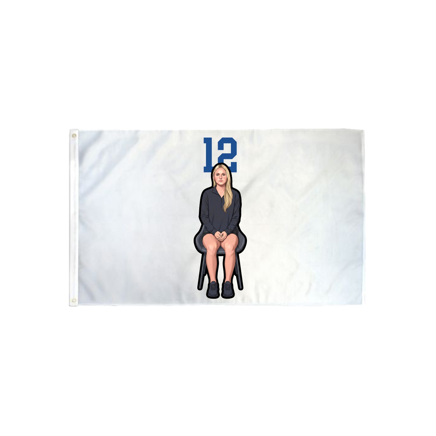 3x5 Flag — Number Top in Classic