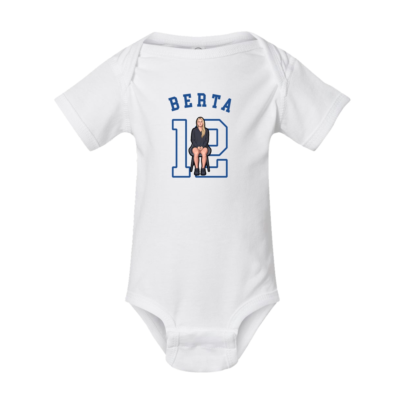 Baby Onesie — Shirsey Arch in White