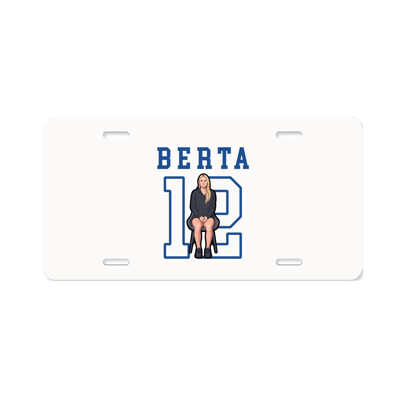 License Plate — Shirsey in Classic