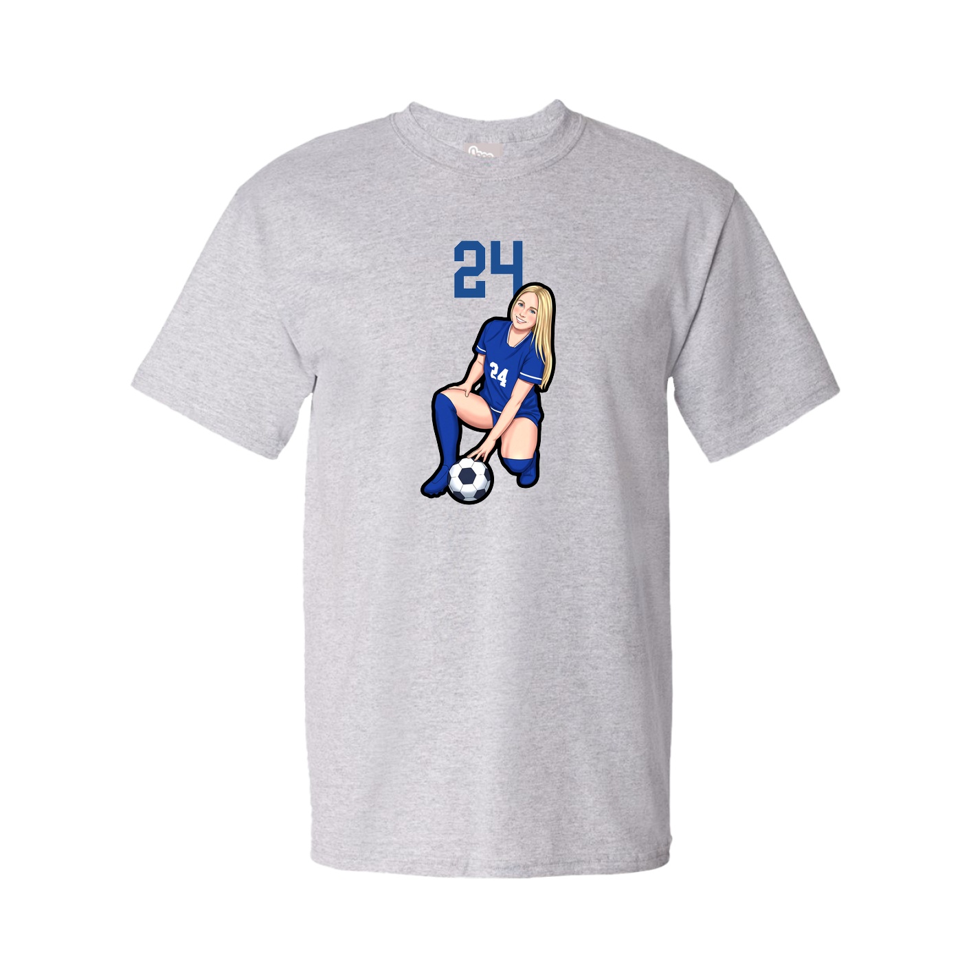 Tee — Number Top in Grey