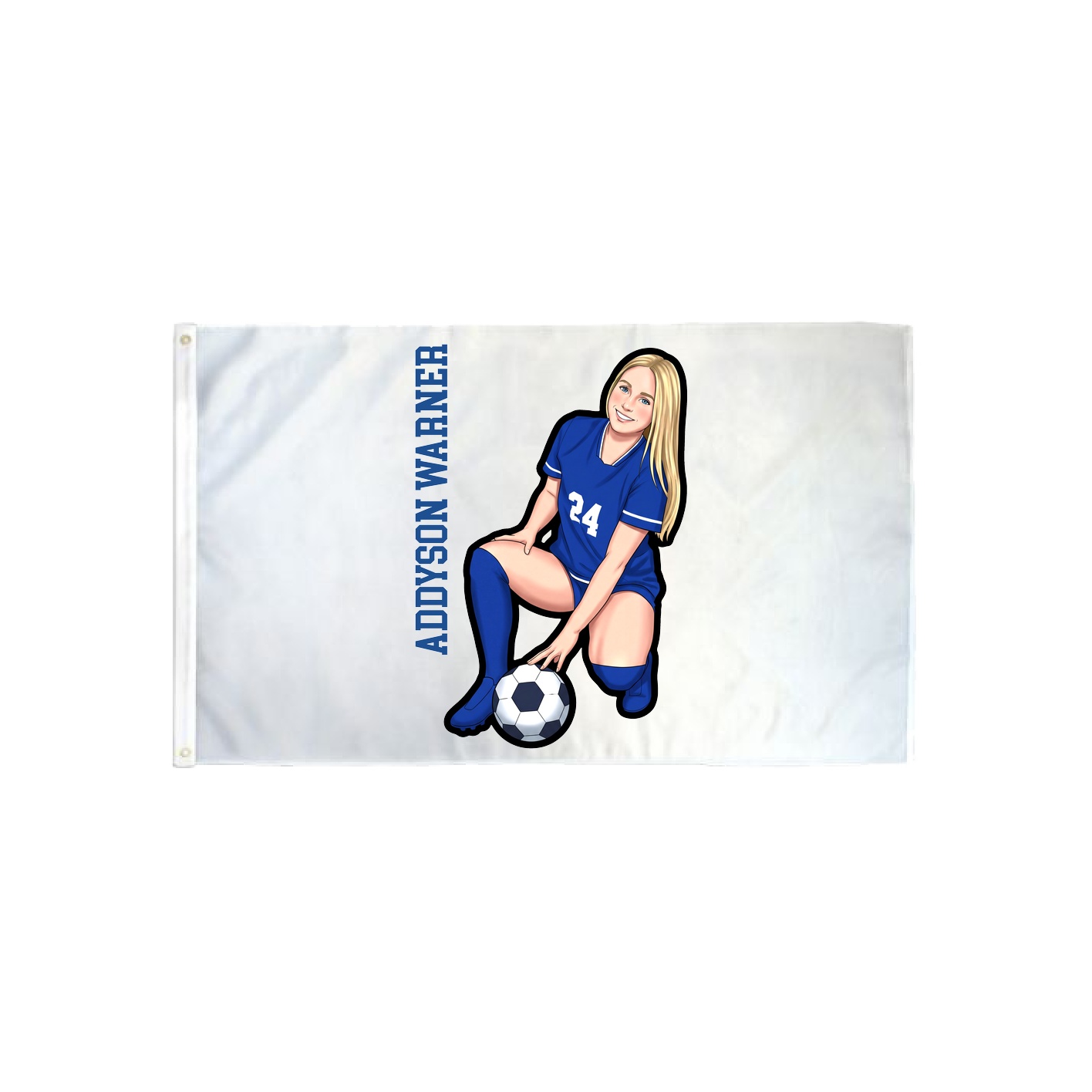 3x5 Flag — Name Vertical in Classic