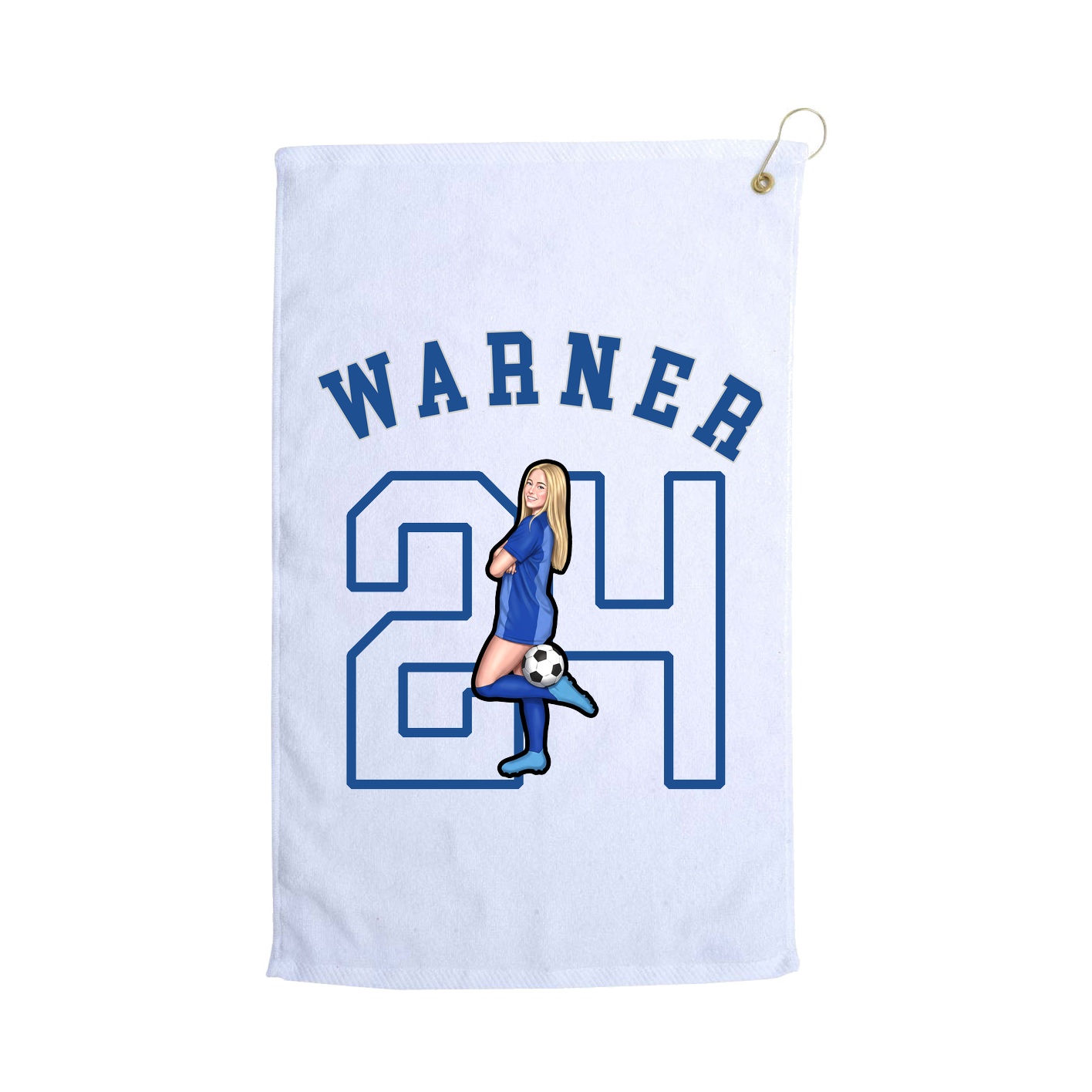 Golf Towel — Shirsey Arch in White