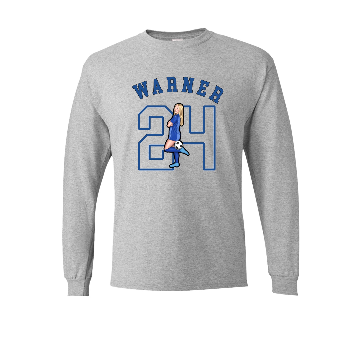 Long Sleeve Tee — Shirsey Arch in Grey