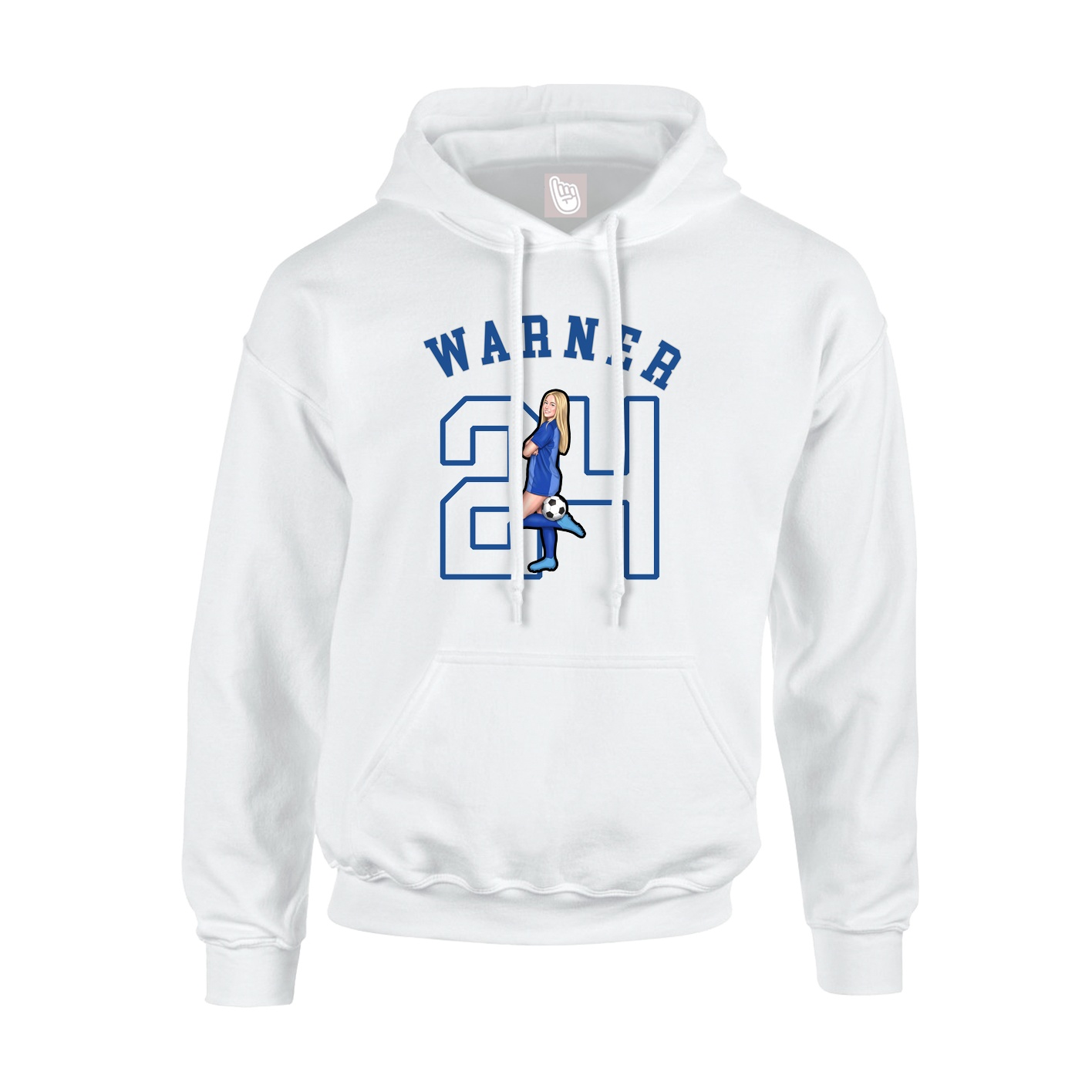 Hoodie — Shirsey Arch in White