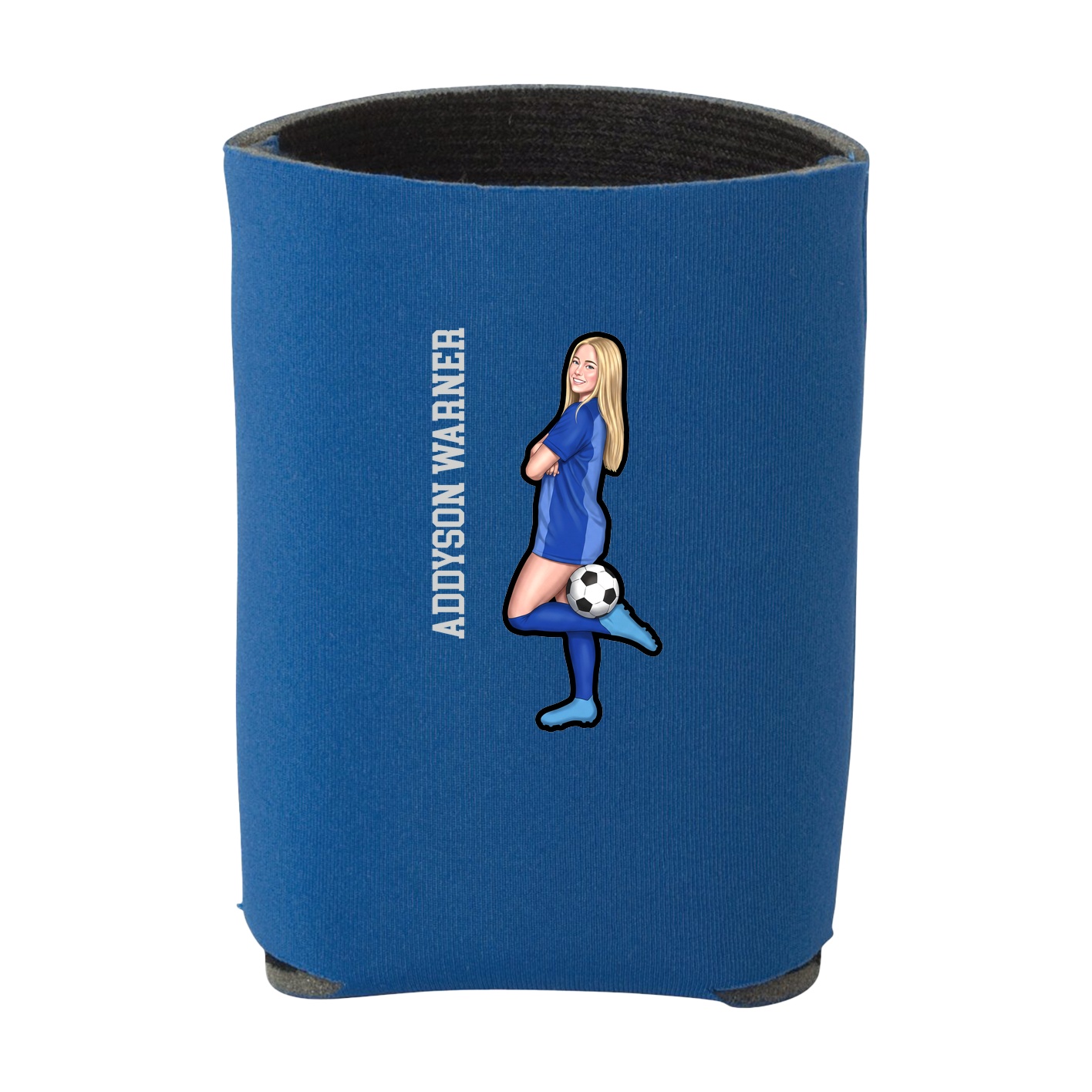 Can Holder — Name Vertical in Royal