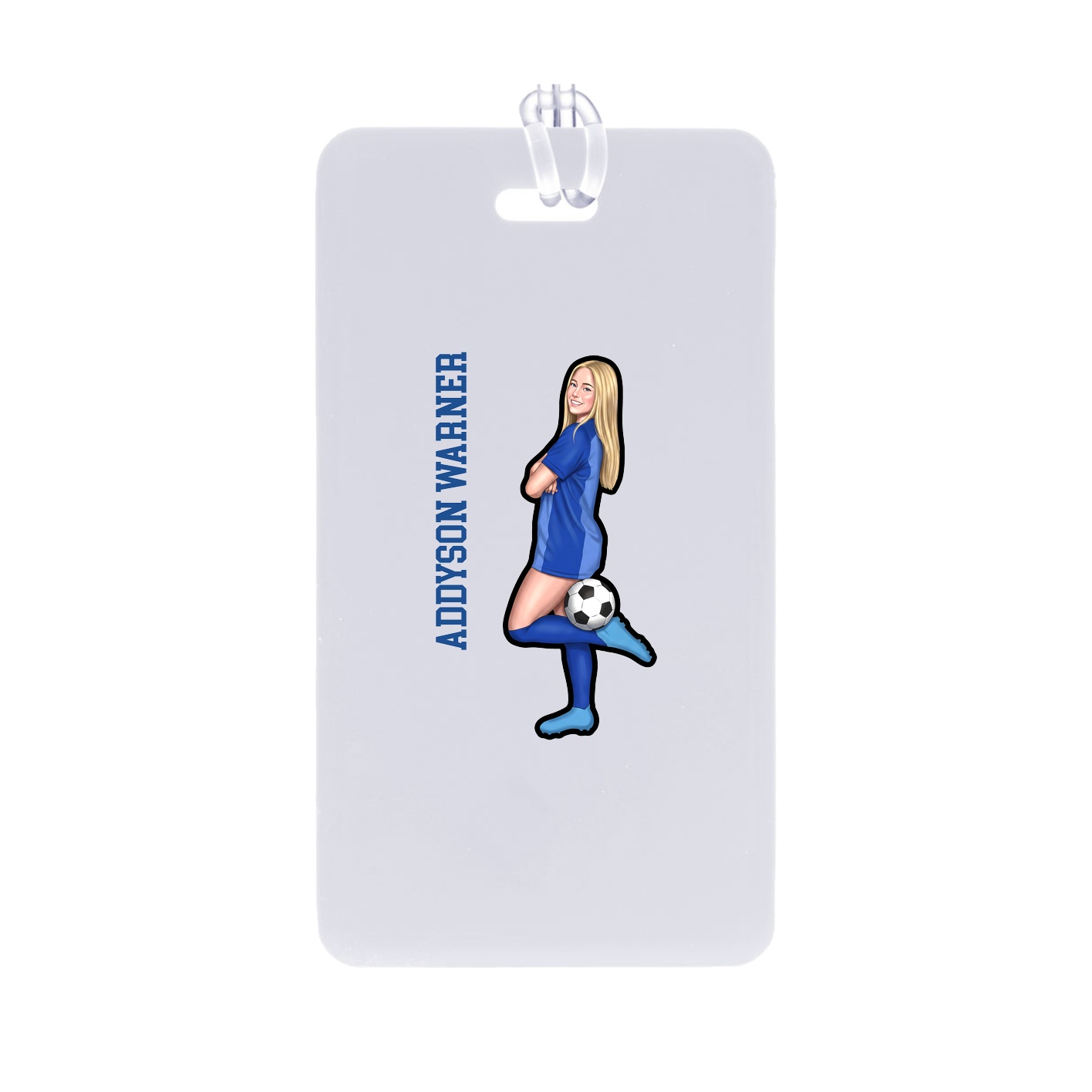 Bag Tag — Name Vertical in Classic