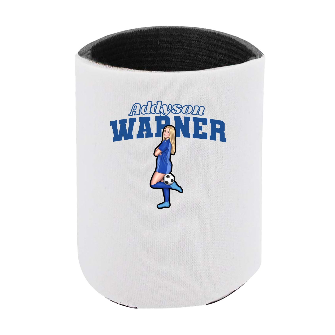 Can Holder — Name Arch in White