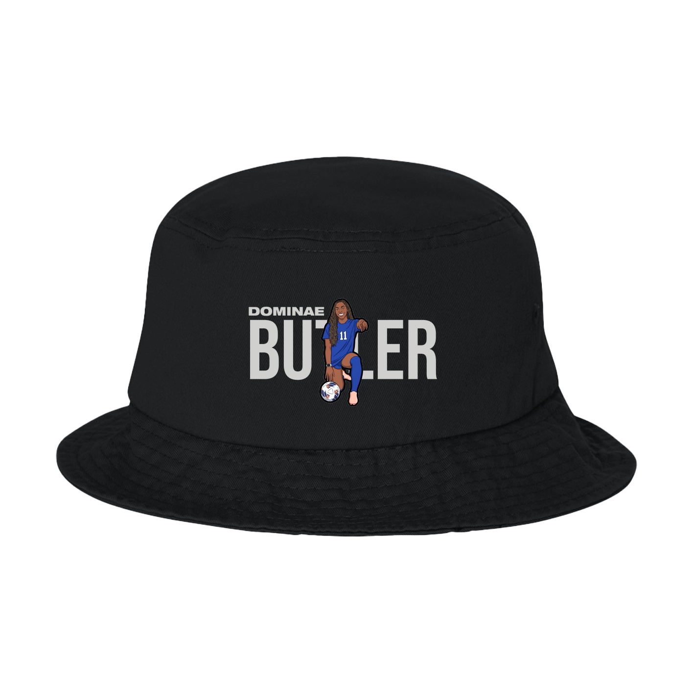 Bucket Cap — Player Name in Black