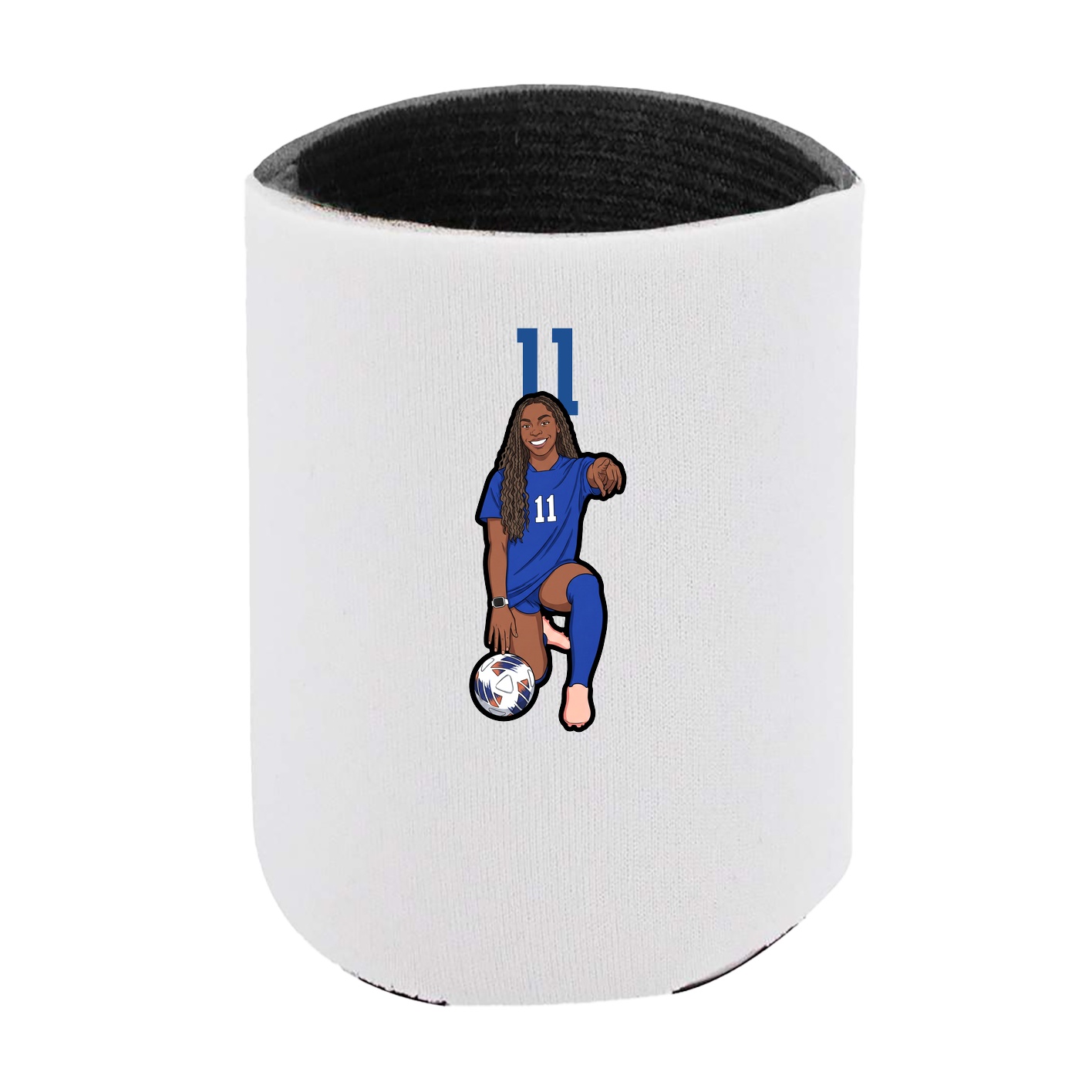 Can Holder — Number Top in White